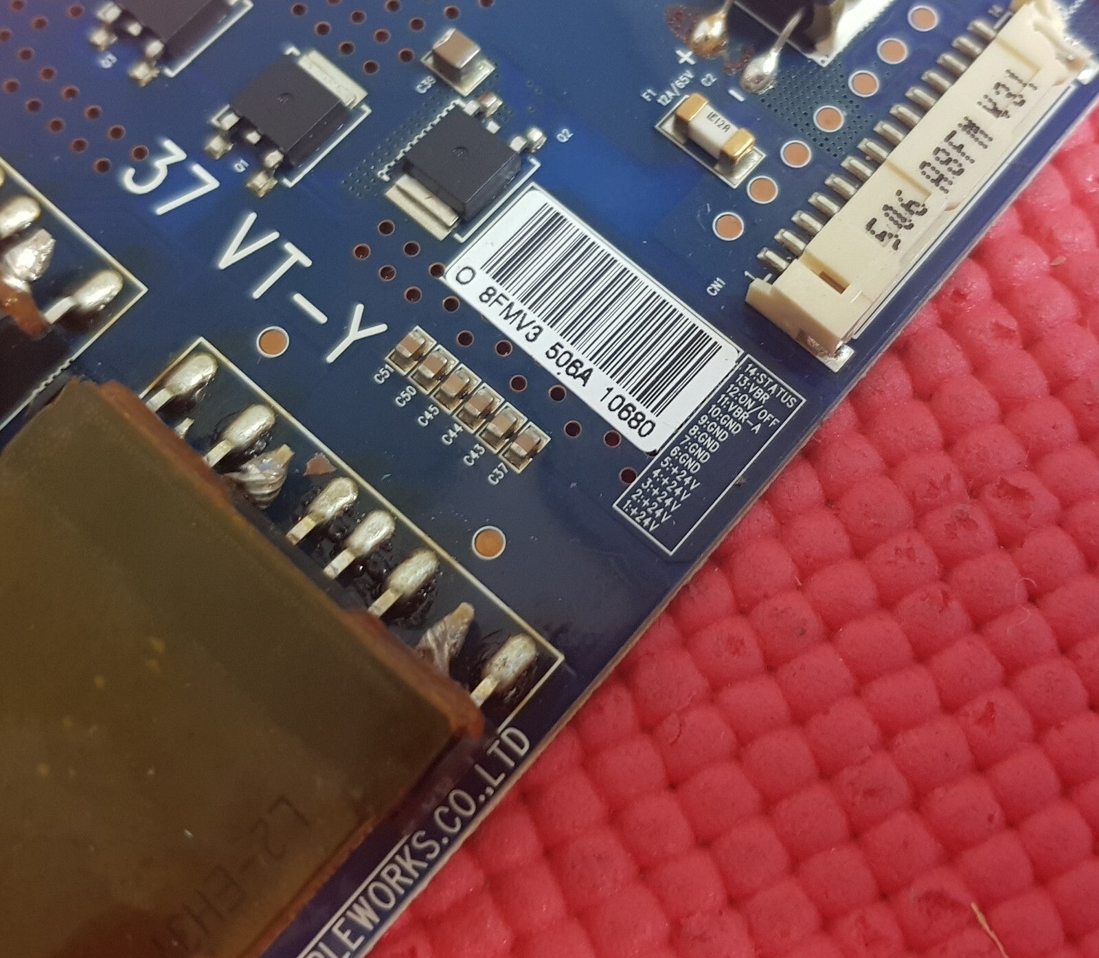 INVERTER BOARD FOR TOSHIBA 37AV555D 37AV554D 37AV504D  6632L-0506A PPW-EE37VT-0