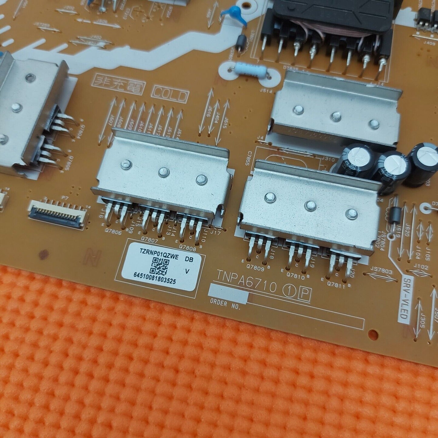POWER SUPPLY BOARD FOR PANASONIC TX-65FX740B 65" LED TV TNPA6710 1 P TZRNP01QZWE