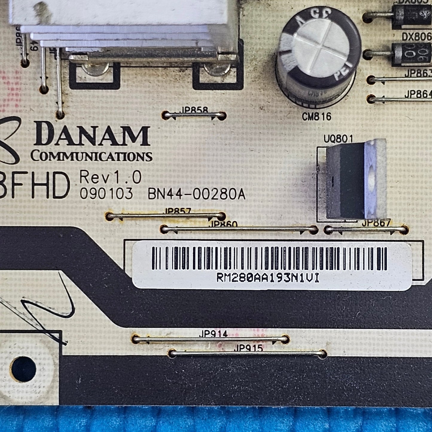 POWER SUPPLY FOR SAMSUNG PS58B680T6W 58" PLASMA TV BN44-00280A LJ44-00173A