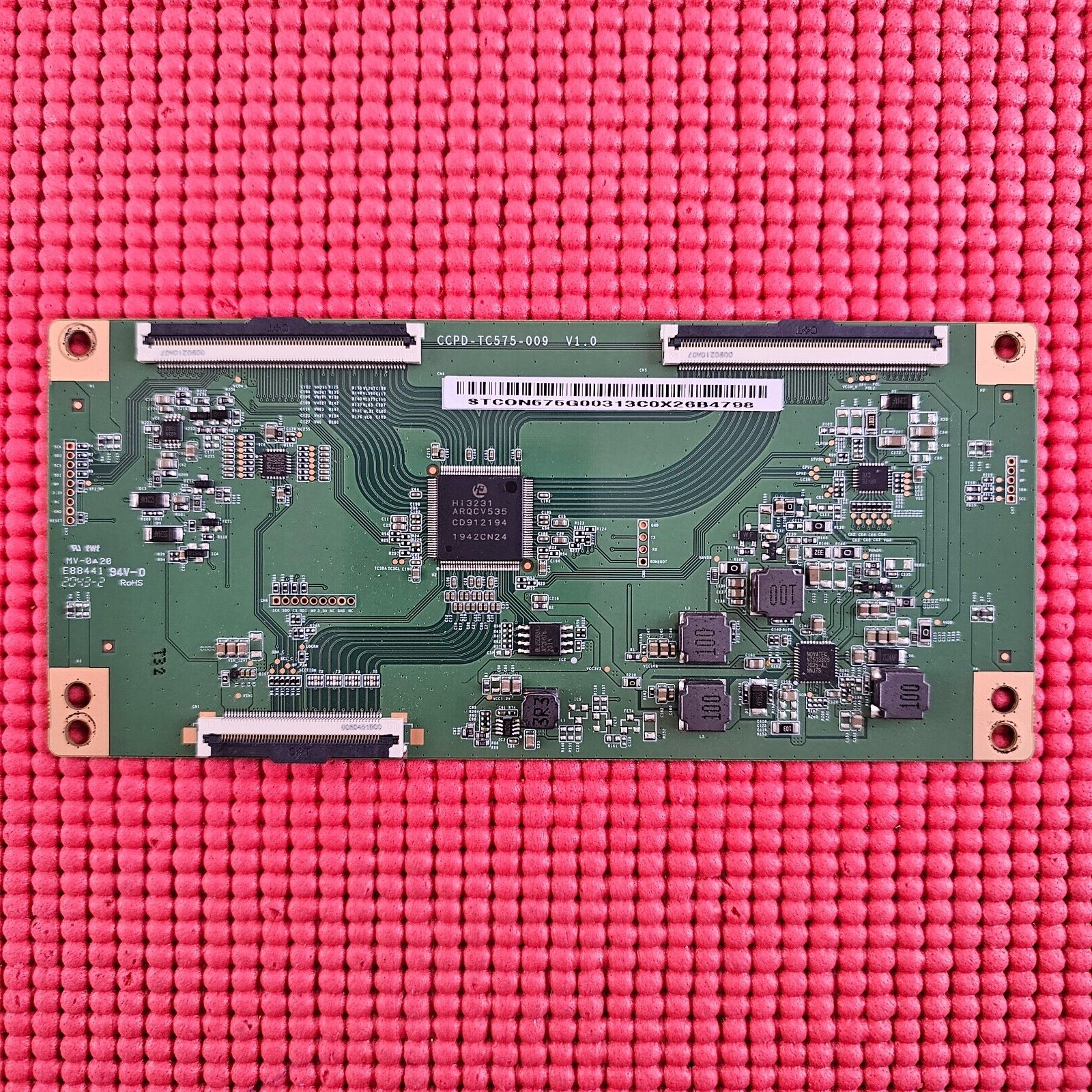 TCON BOARD FOR HITACHI 58HK6100UA 58UA2B63DB TV CCPD-TC575-009 V1.0 STCON575G