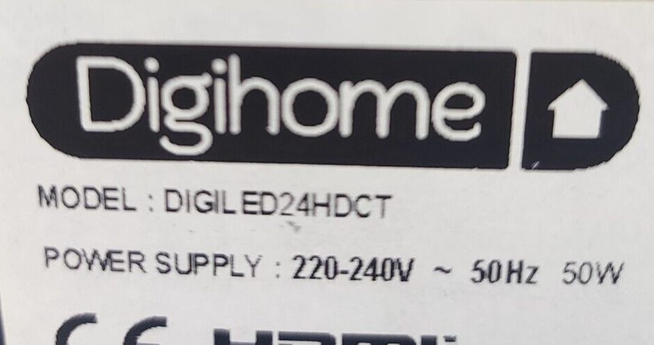 DIGIHOME DIGILED24HDCT 24" HD READY 720P LED TV + WALL MOUNT BRACKET