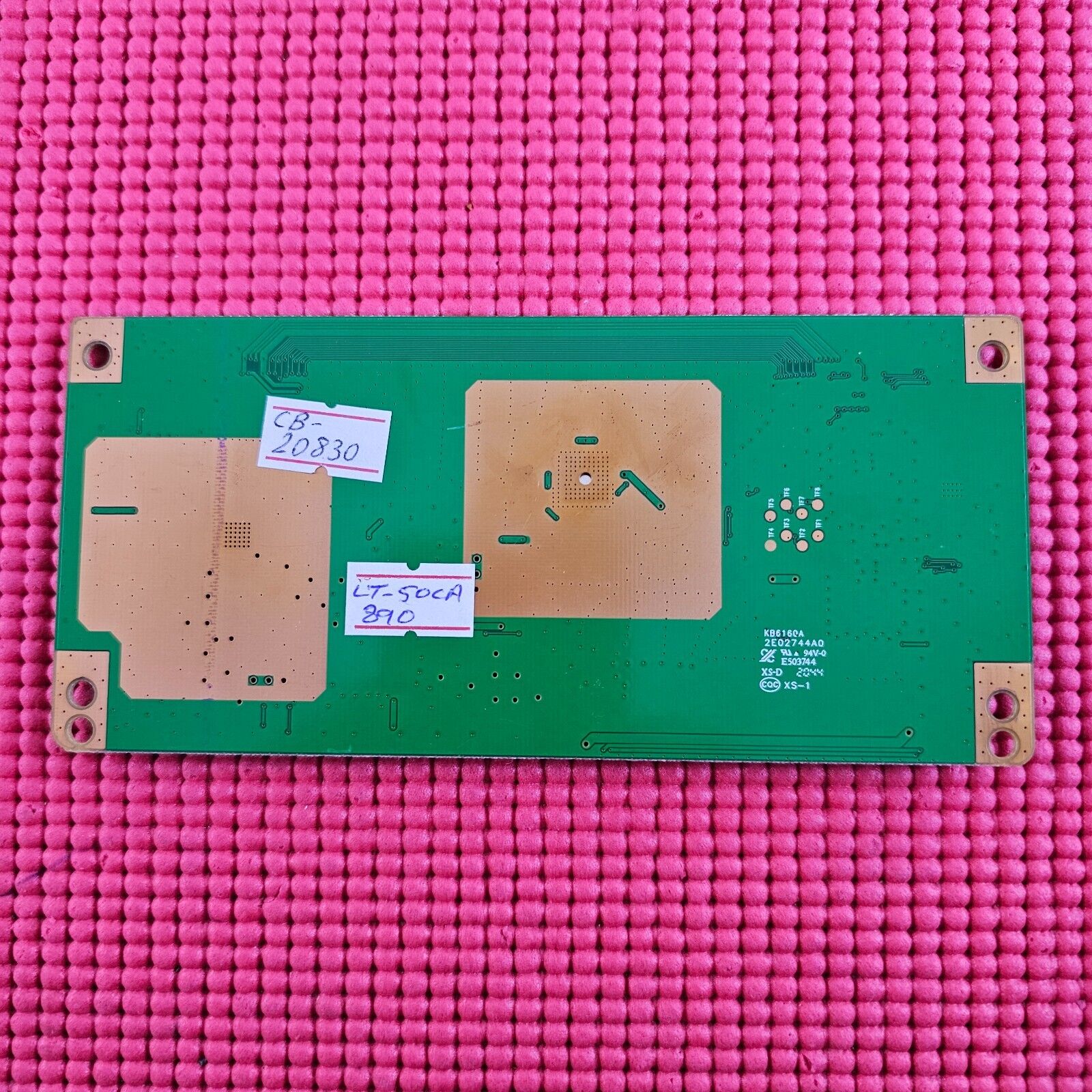 TCON BOARD FOR JVC LT-50CA890 50" TV CCPD-TC495-005-H V1.2