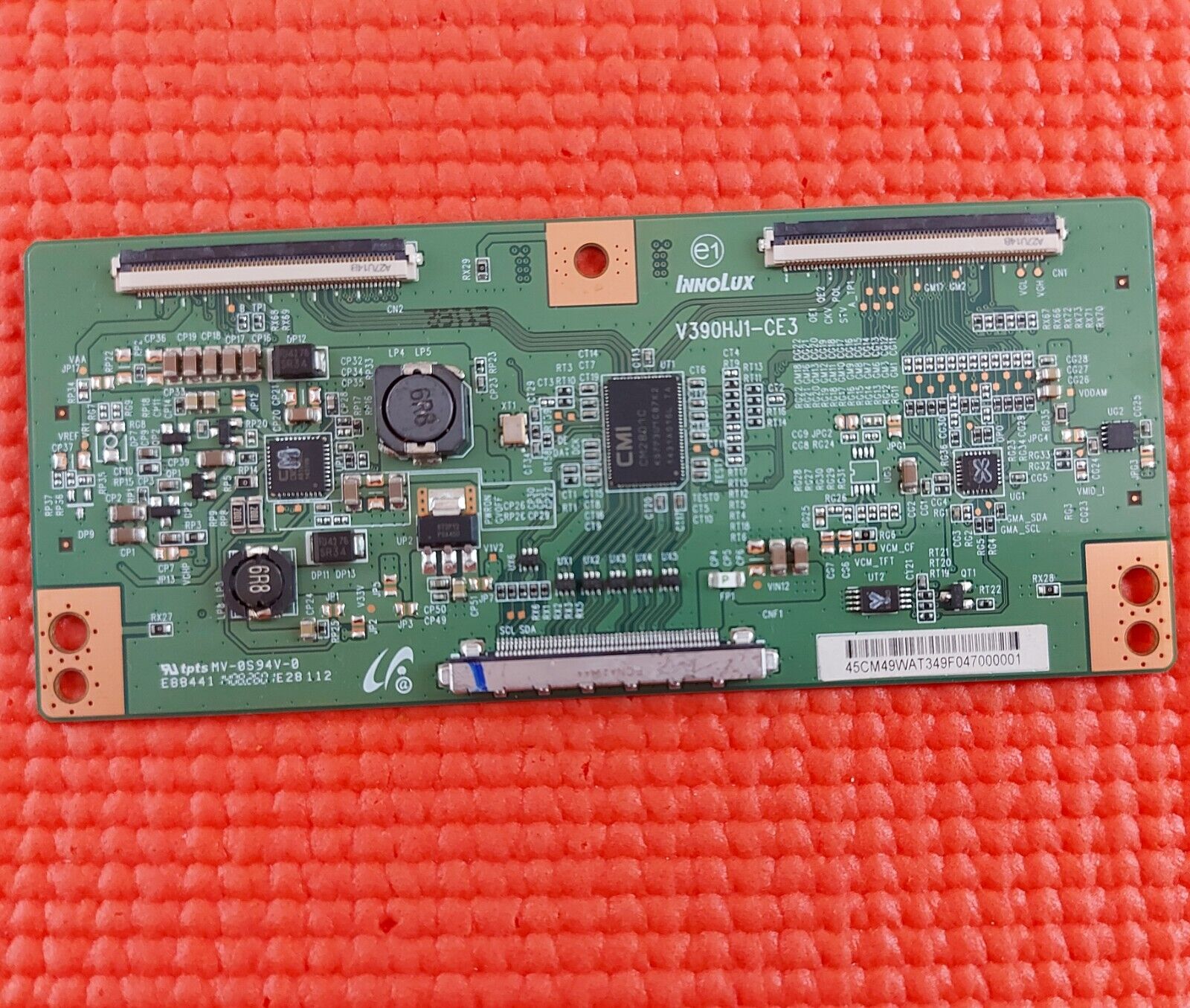 LVDS TCON BOARD FOR PANASONIC TX-50A400B TX-50AS520B TX-50AS500B TV V390HJ1-CE3