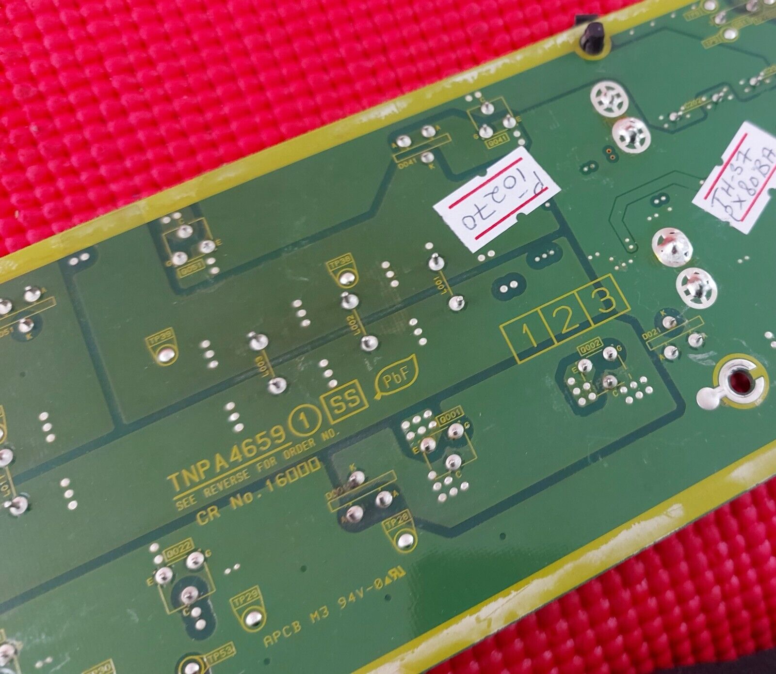 XSUS ZSUS BOARD FOR PANASONIC TH-37PX80BA TV TNPA4659 1 SS TXN/SS1BSUB