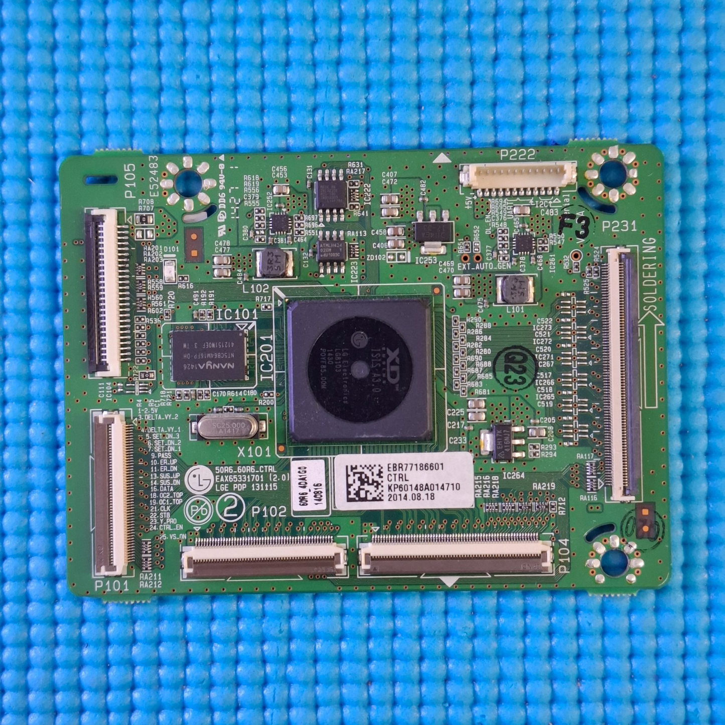 LVDS TCON BOARD FOR LG 60PB660V 60PB690V 60" PLASMA TV EAX65331701 EBR77186601