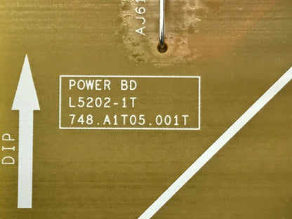 POWER SUPPLY FOR DELL P2418HT 24" LED TOUCH MONITOR L5202-1T 748.A1T05.001T