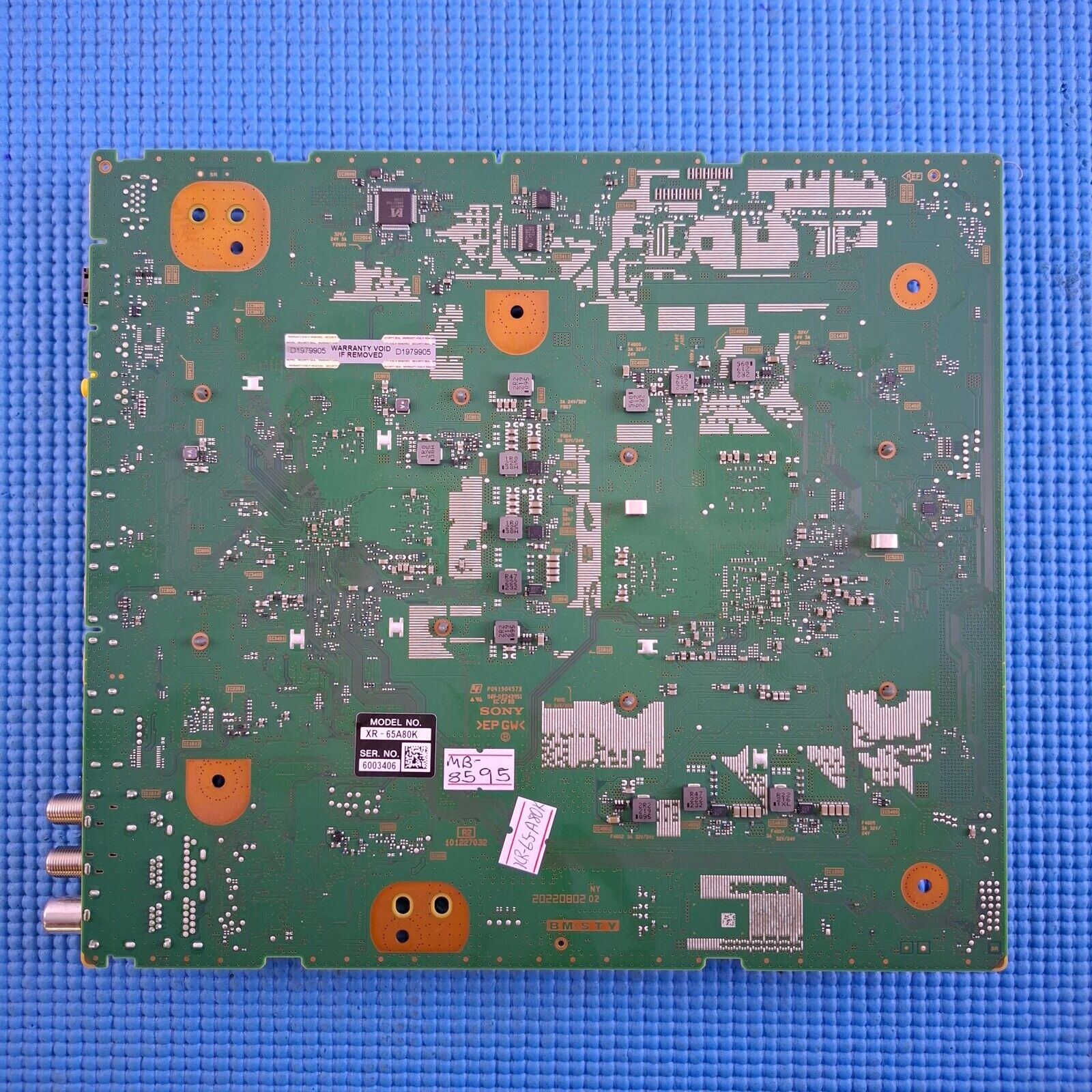 MAIN AV BOARD FOR SONY XR-65A80K 65" OLED TV YA03235AB 101227032 | WORKING