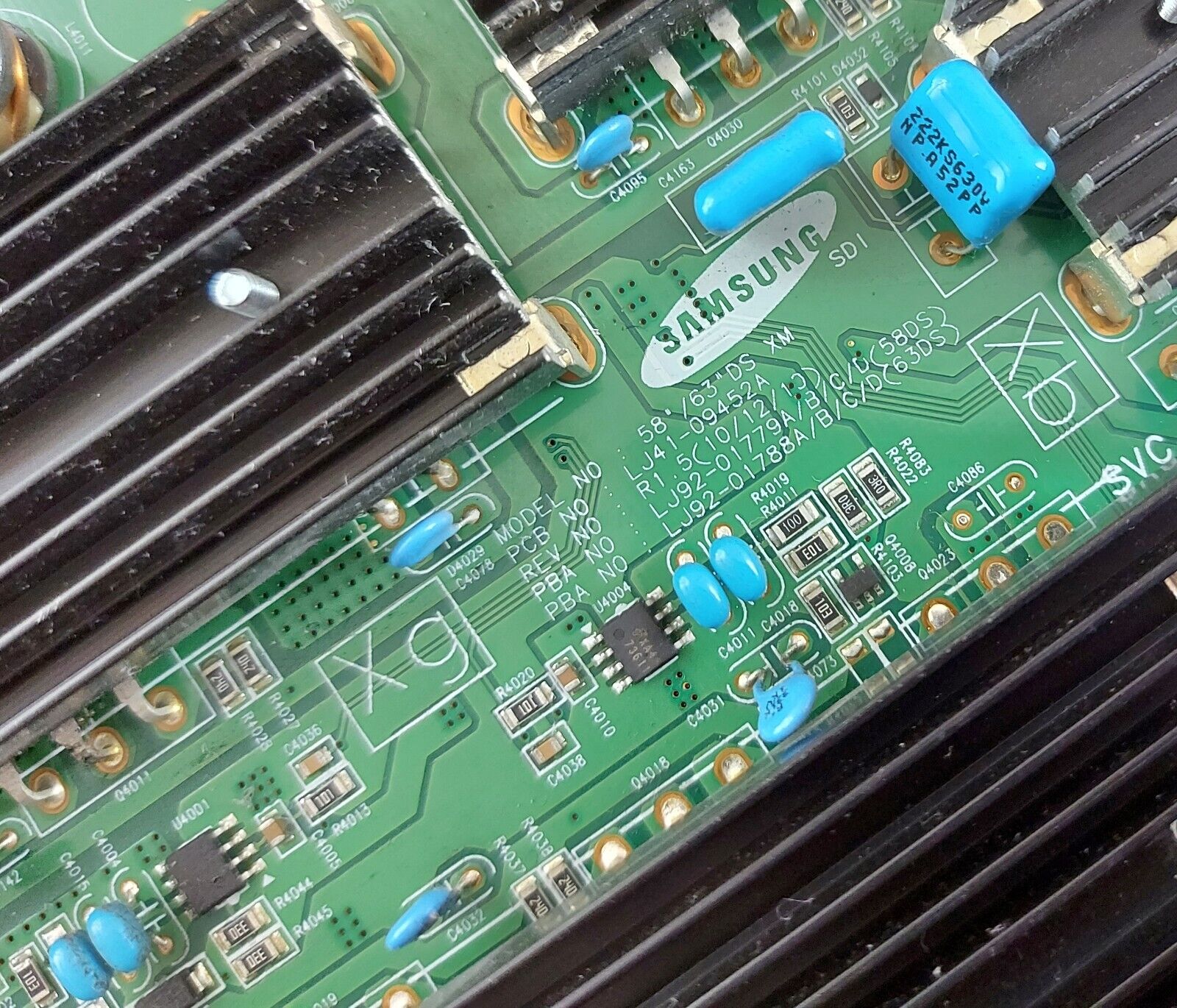 XSUS BOARD FOR SAMSUNG PS59D550C1K 59" PLASMA TV LJ41-09452A LJ92-01779A
