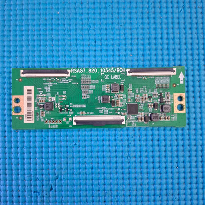TCON LVDS BOARD FOR HISENSE 55A6QTUK 55" TV RSAG7.820.10545/ROH 438485
