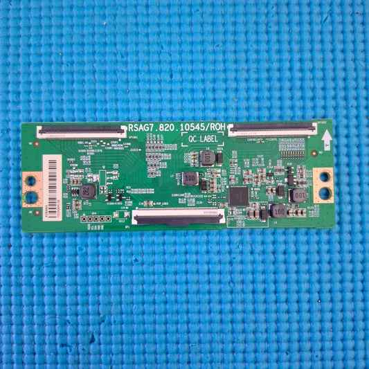 TCON LVDS BOARD FOR HISENSE 55A6QTUK 55" TV RSAG7.820.10545/ROH 438485