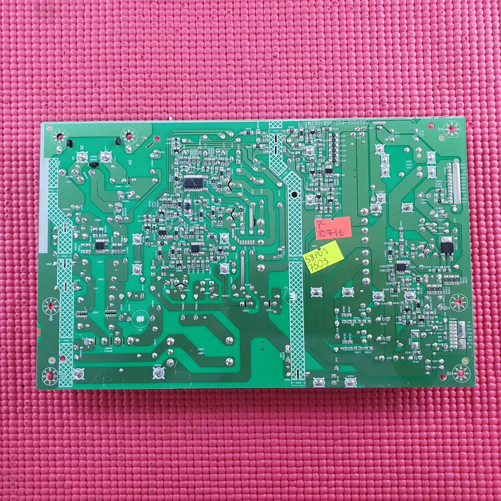 POWER BOARD FOR PHILIPS 58PUS7505/12 58" TV 715GA052-P02-008-003M PLTVKJ401XAC8