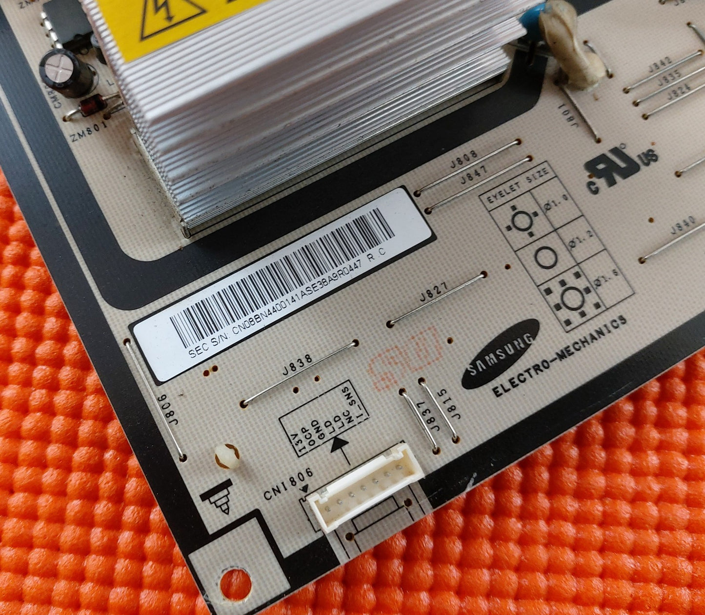 POWER SUPPLY BOARD FOR SAMSUNG LE46F71B LE46N73BD TV IP-350135A BN44-00141A