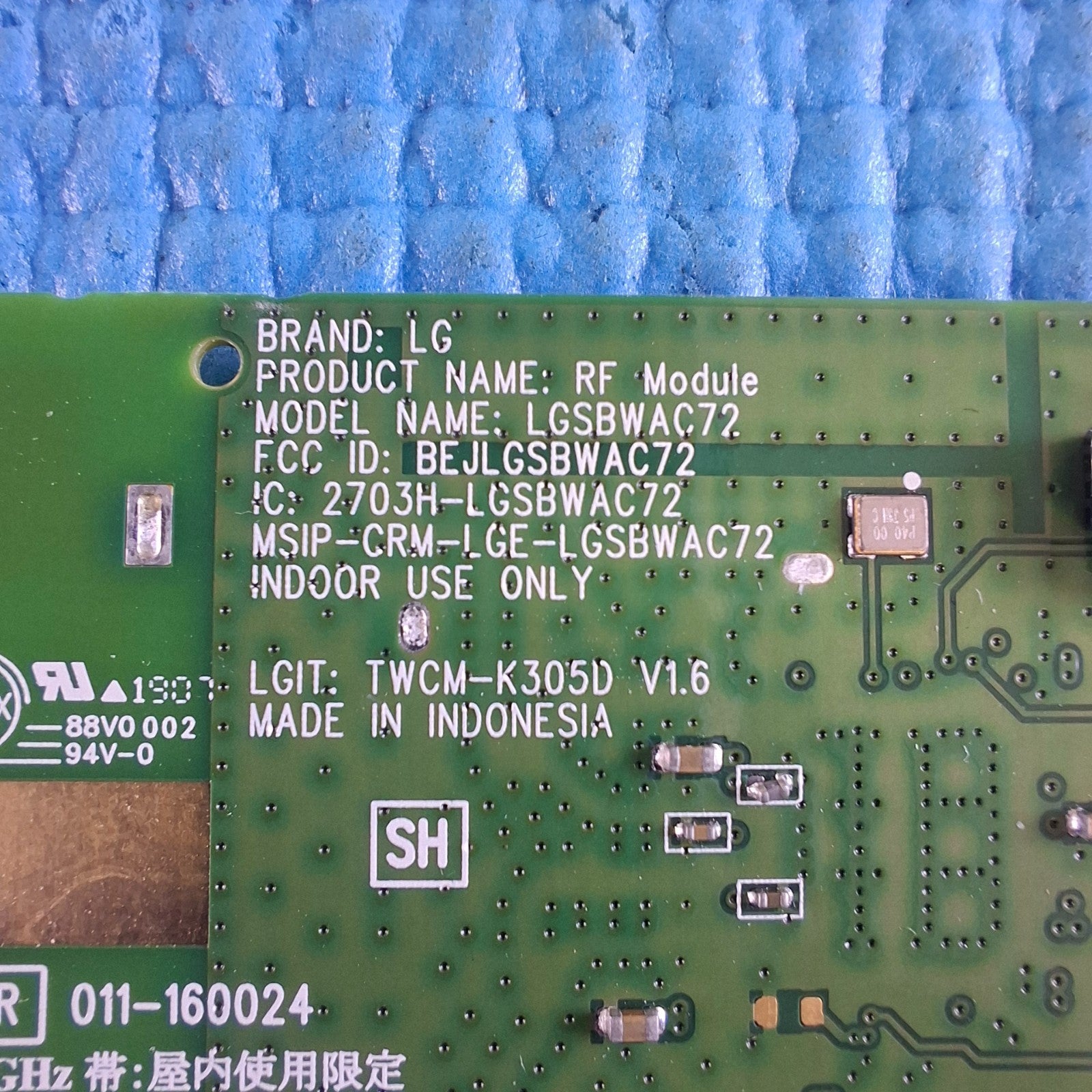 WIFI FOR LG 43UK6400PLF 49UJ651V 65SJ850V 55UJ634V TV EAT63377302 TWCM-K305D