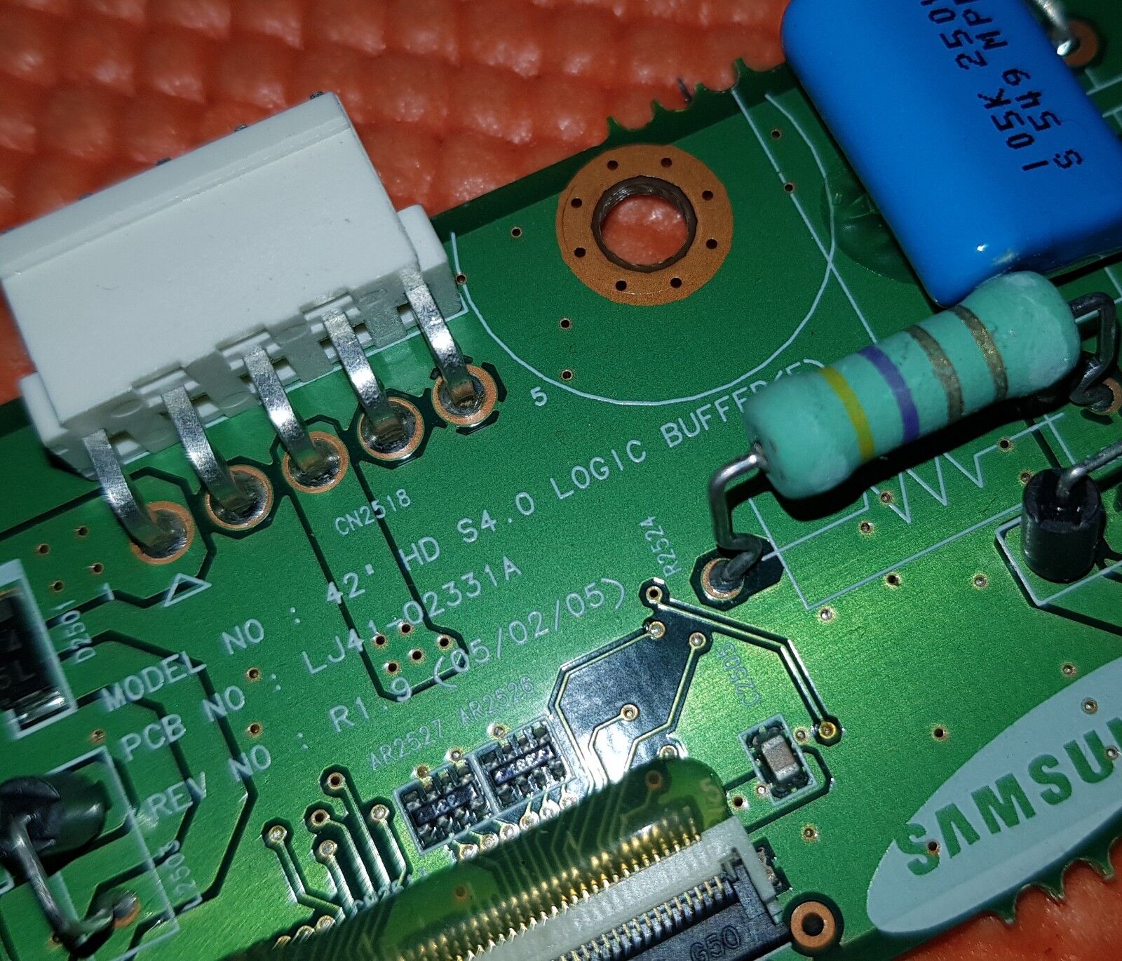 BUFFER BOARD SAMSUNG PS-42S5H 42PF7320A 42" PLASMA TV LJ41-02331A LJ92-01054A