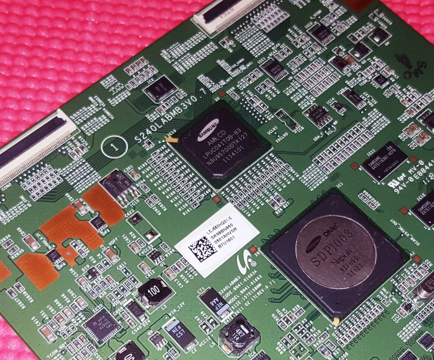 TCON FOR SAMSUNG UE55D8000 UE55D7000 TV BN41-01663A BN95-00501A S240LABMB3V0.7