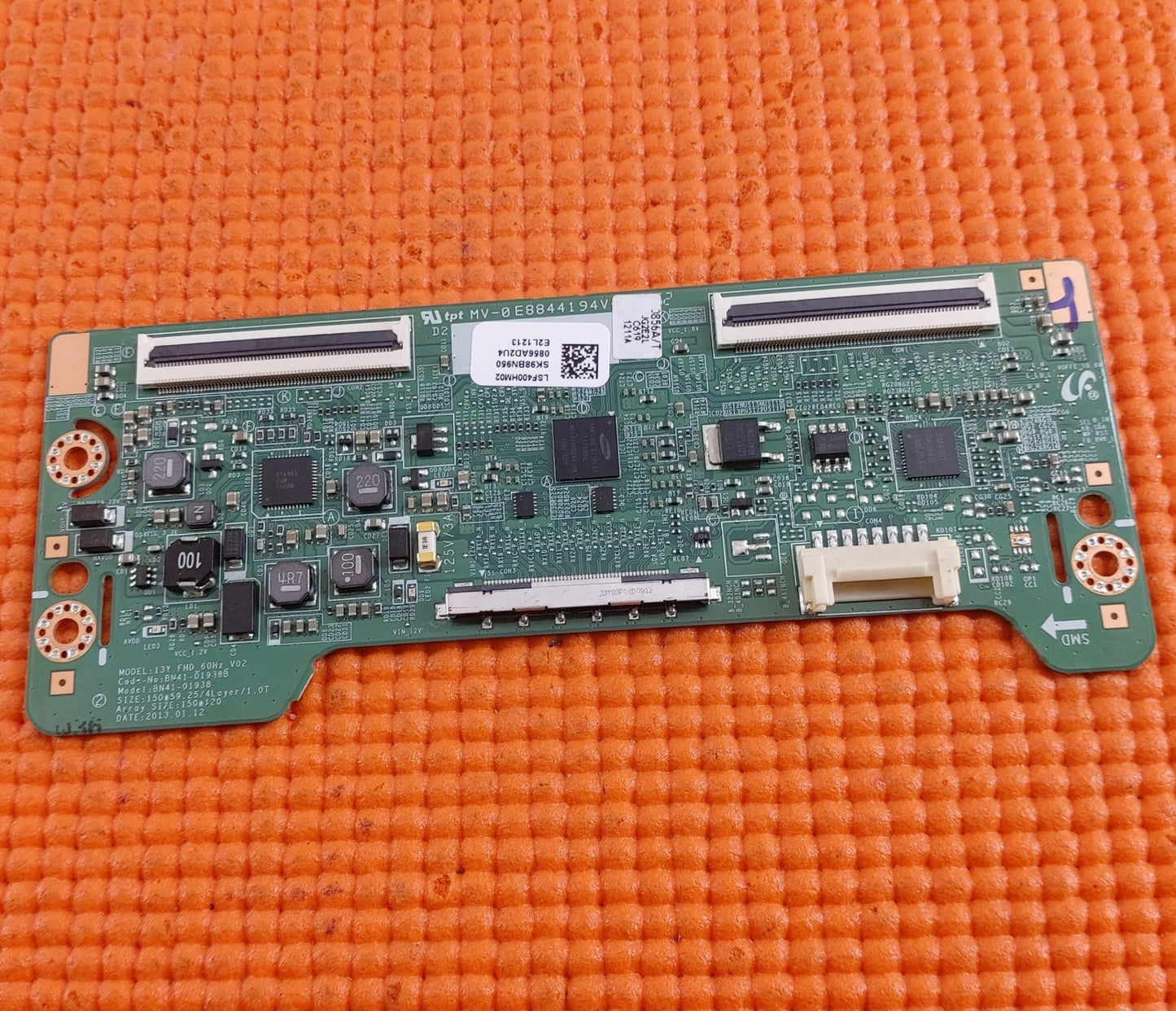 TCON LVDS FOR SAMSUNG UE40F6200AK HG40EC770SK 40" TV BN41-01938B BN95-00856A