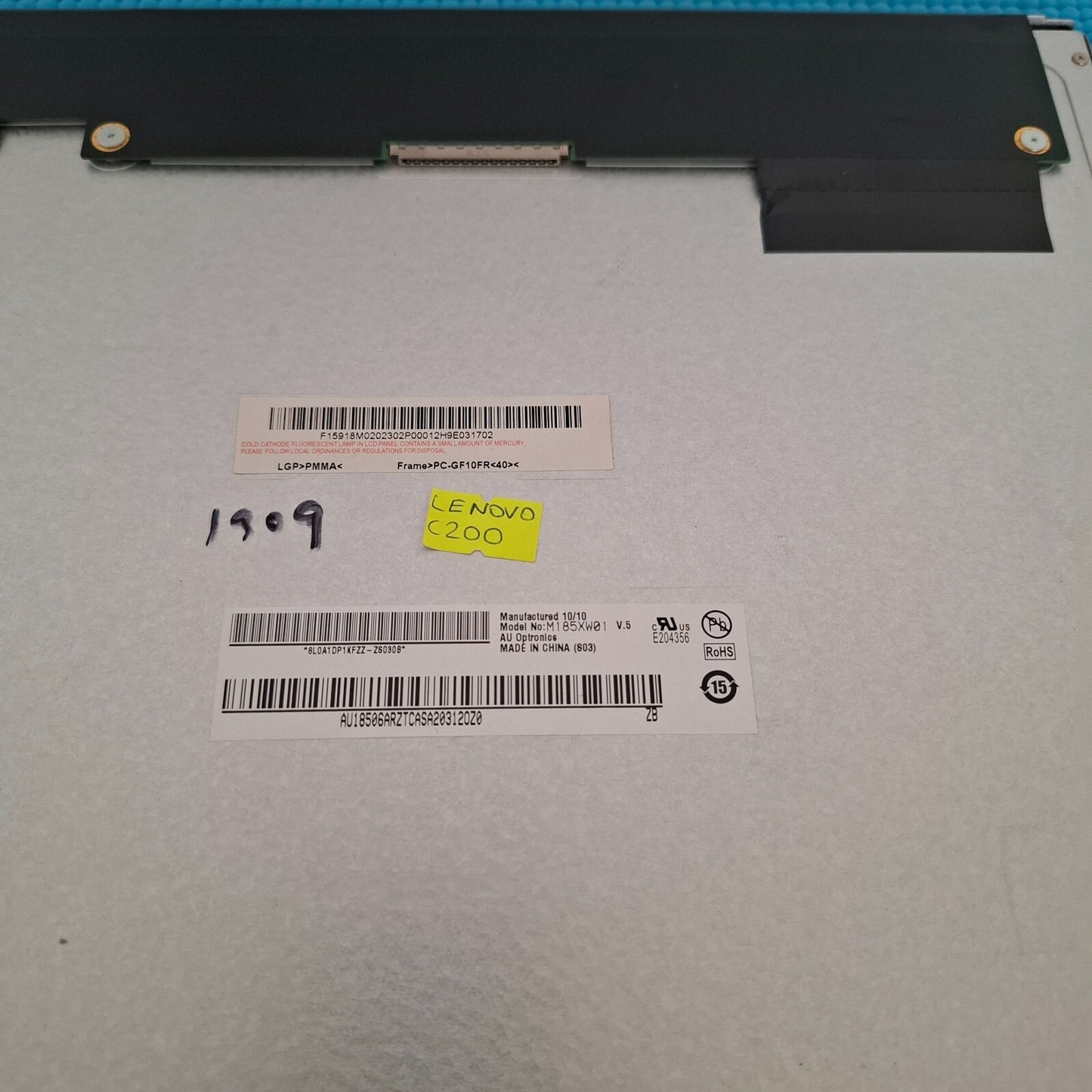 LED/LCD SCREEN PANEL AUO M185XW01 V.5 FOR LENOVO C200 18.5" ALL IN ONE