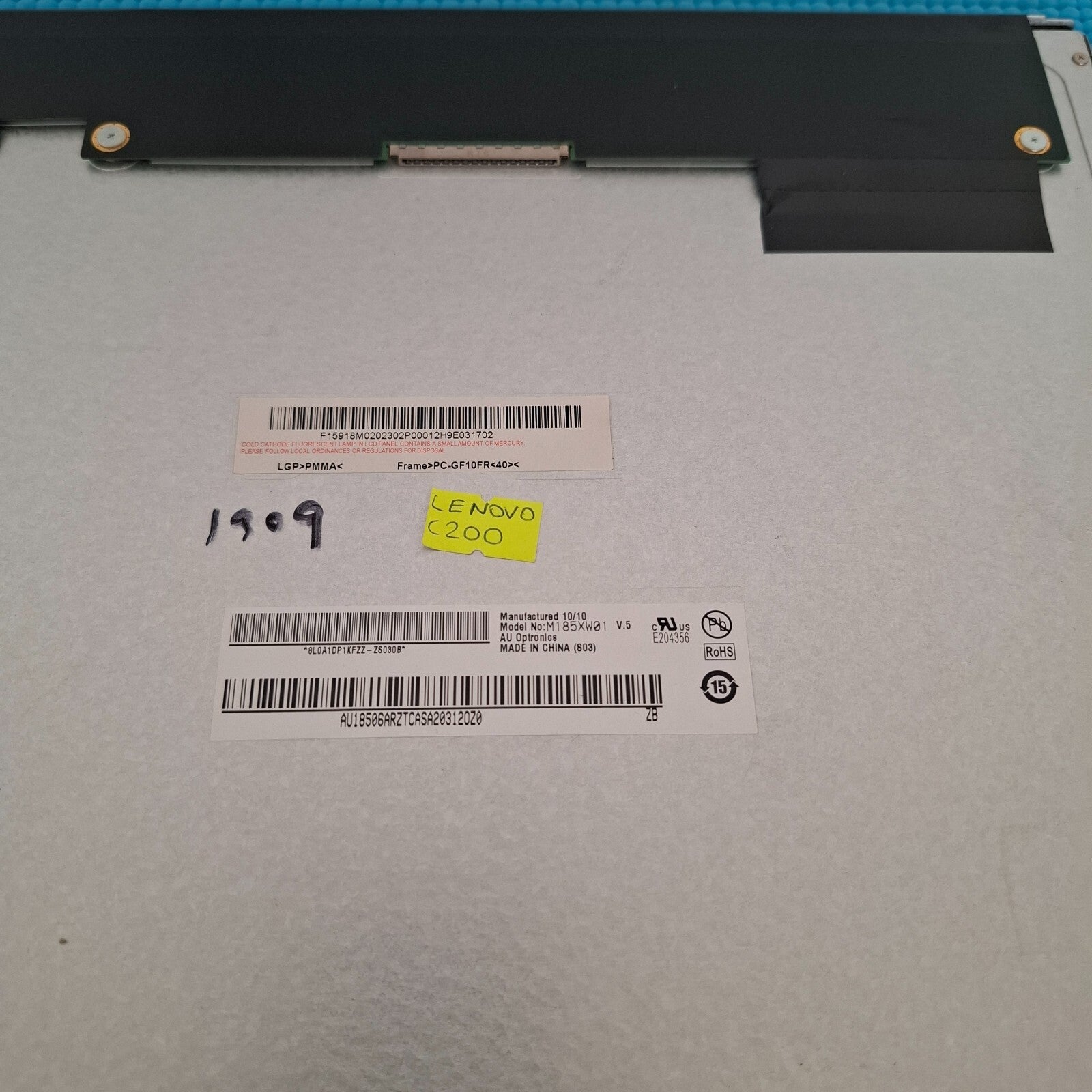 LED/LCD SCREEN PANEL AUO M185XW01 V.5 FOR LENOVO C200 18.5" ALL IN ONE