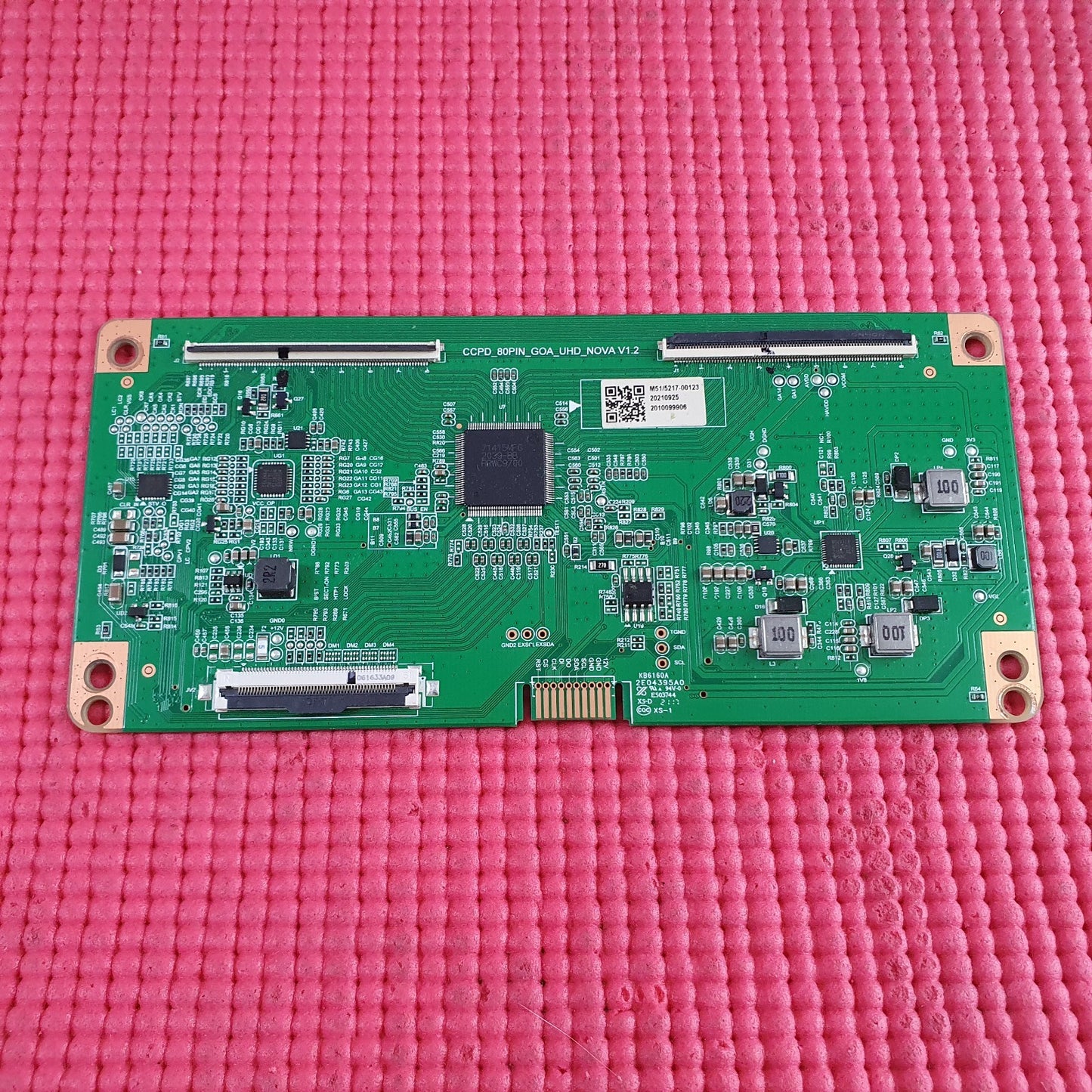TCON LVDS BOARD FOR JVC LT-50CA890 L50AUE21 50" TV CCPD_80PIN_GOA_UHD_NOVA V1.2