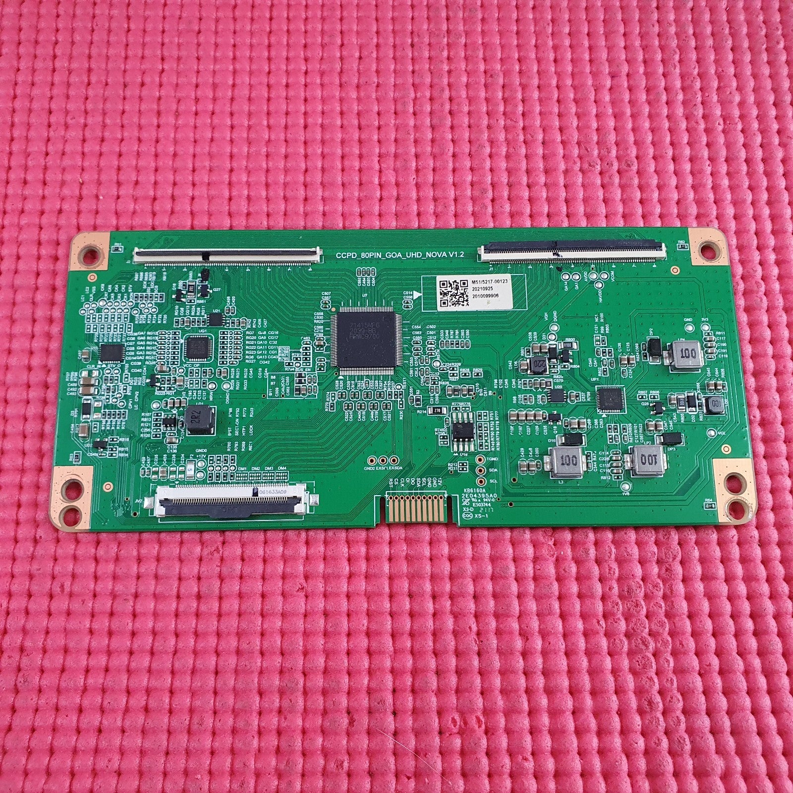 TCON LVDS BOARD FOR JVC LT-50CA890 L50AUE21 50" TV CCPD_80PIN_GOA_UHD_NOVA V1.2