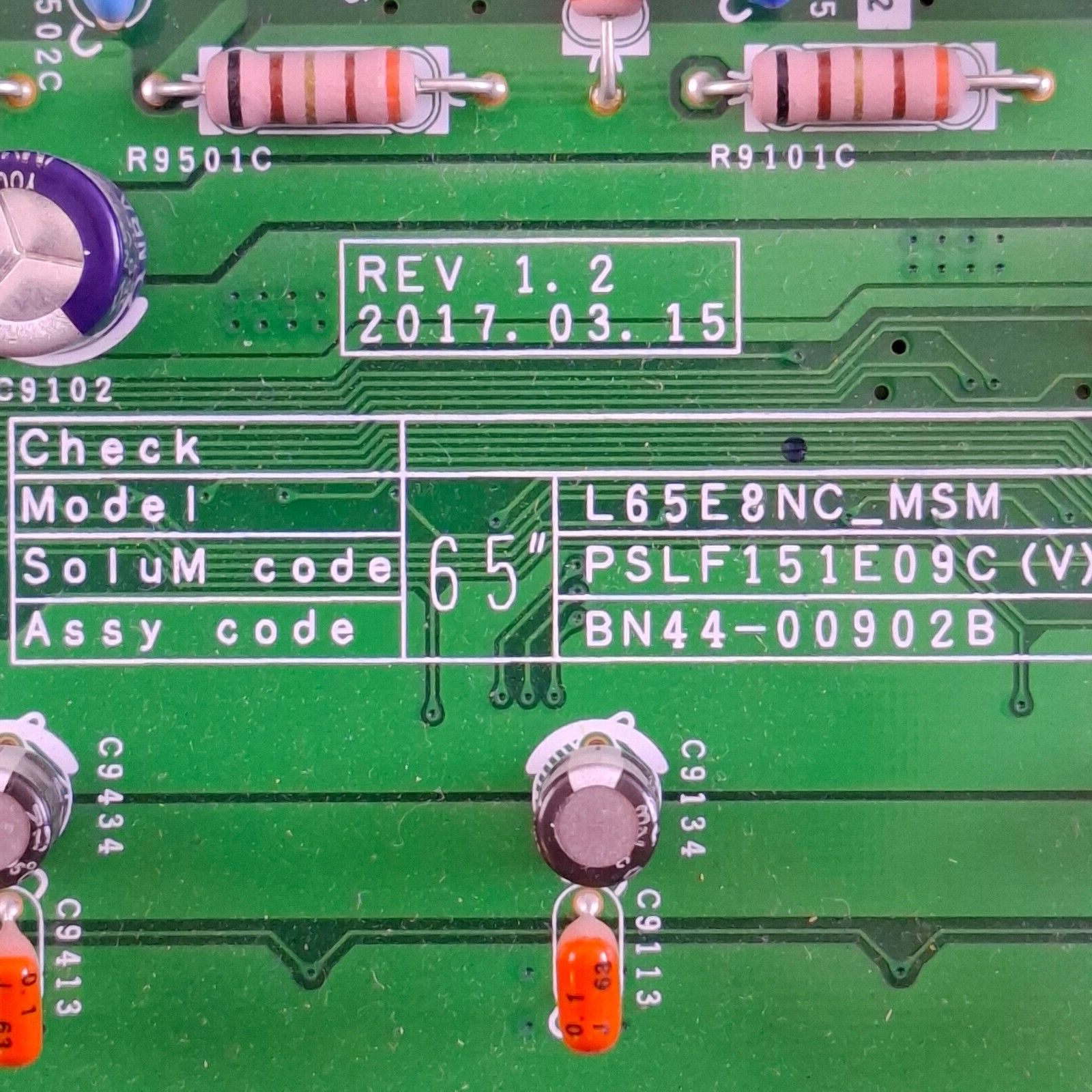 INVERTER BOARD FOR SAMSUNG QE65Q700CAMT TV L65E8NC_MSM PSLF151E09C BN44-00902B