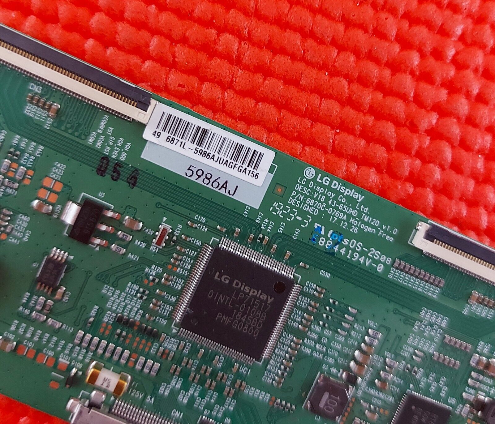 LVDS BOARD FOR 49VL5A63DB LT-49C890(A) TX-49GX555B TV 6870C-0769A 6871L-5986A