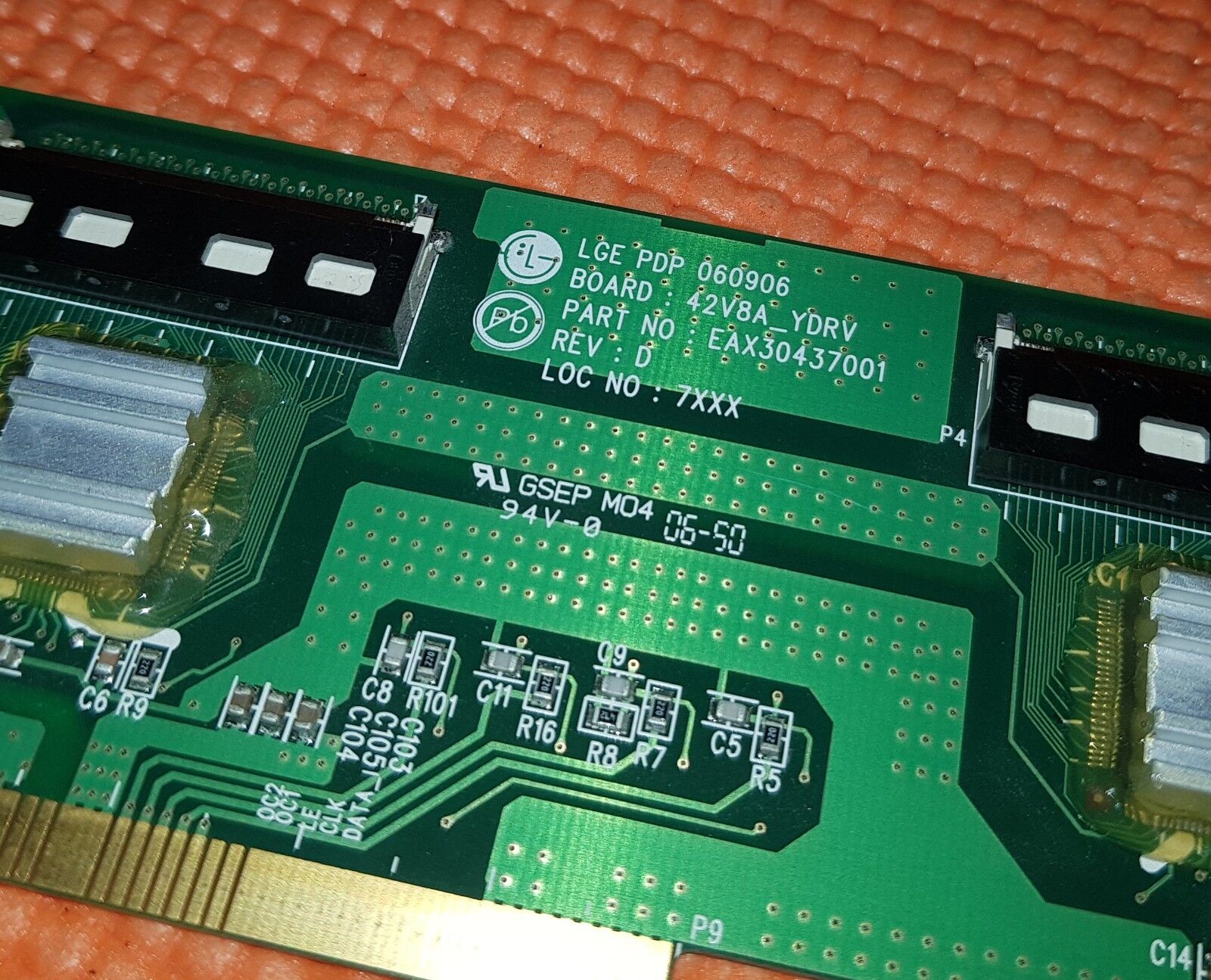 BUFFER BOARD FOR LG 42PC1DV 42PC1DA 42" PLASMA TV EAX30437001 EBR30445601 