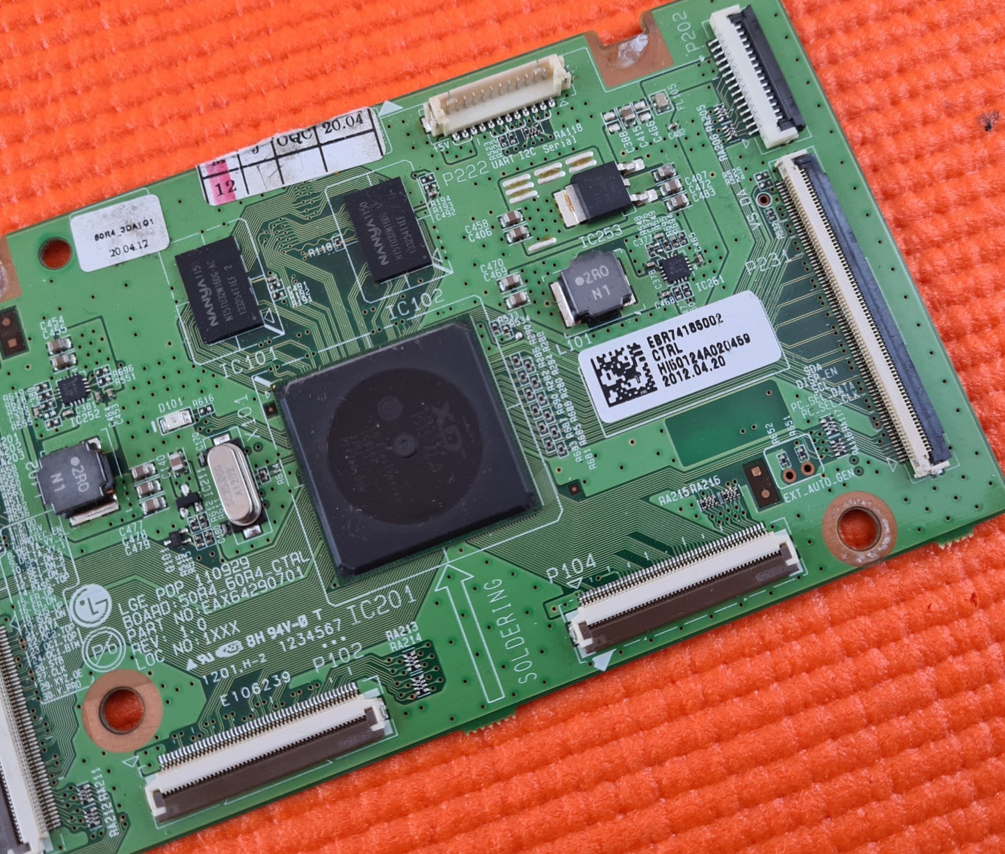 LVDS BOARD FOR LG 50PM670T 50PM680T 50PM650T P EAX64290701 EBR74185002