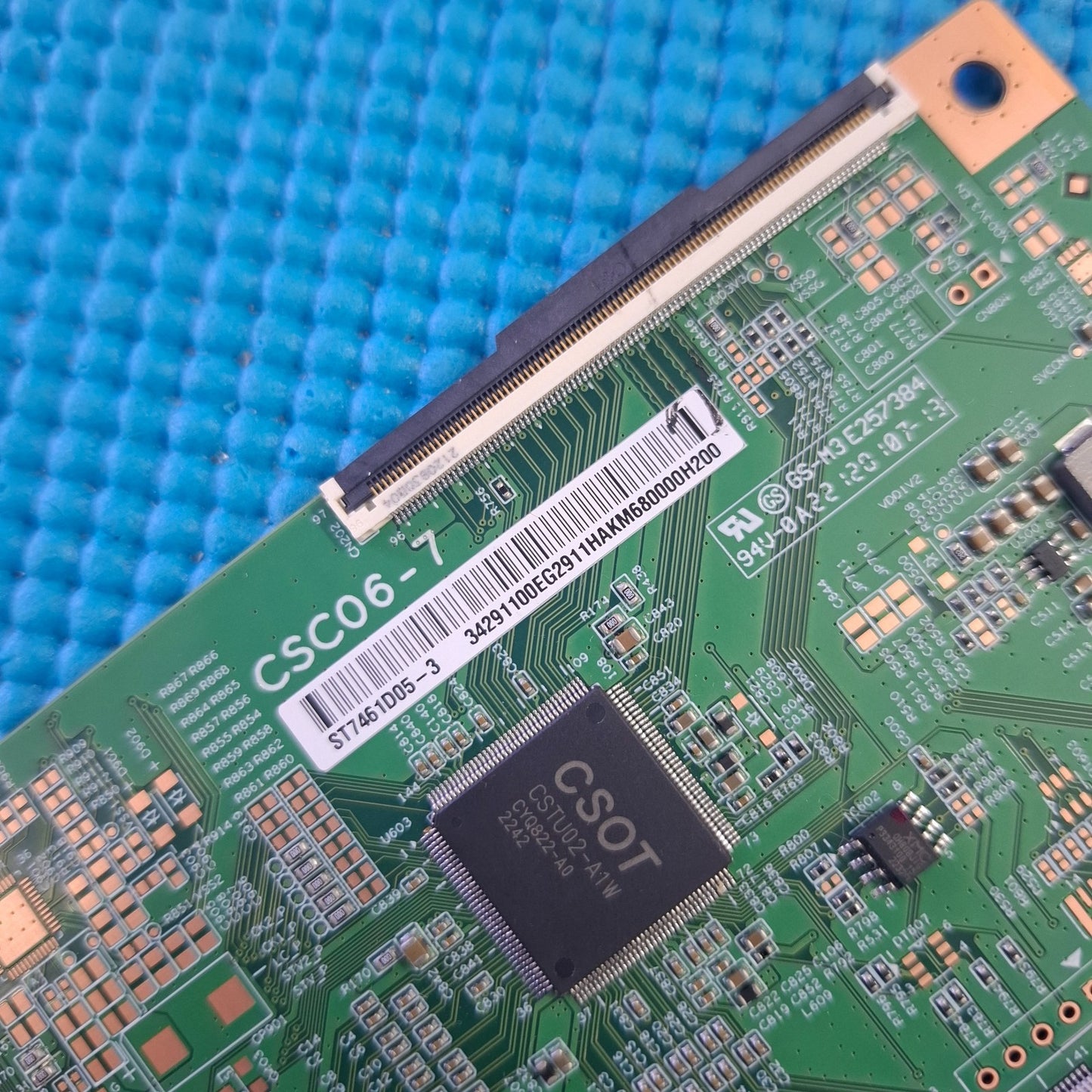 LVDS TCON BOARD FOR 75C745K 75PML9009/12 75" TV ST7461D05-3 CSC06-7