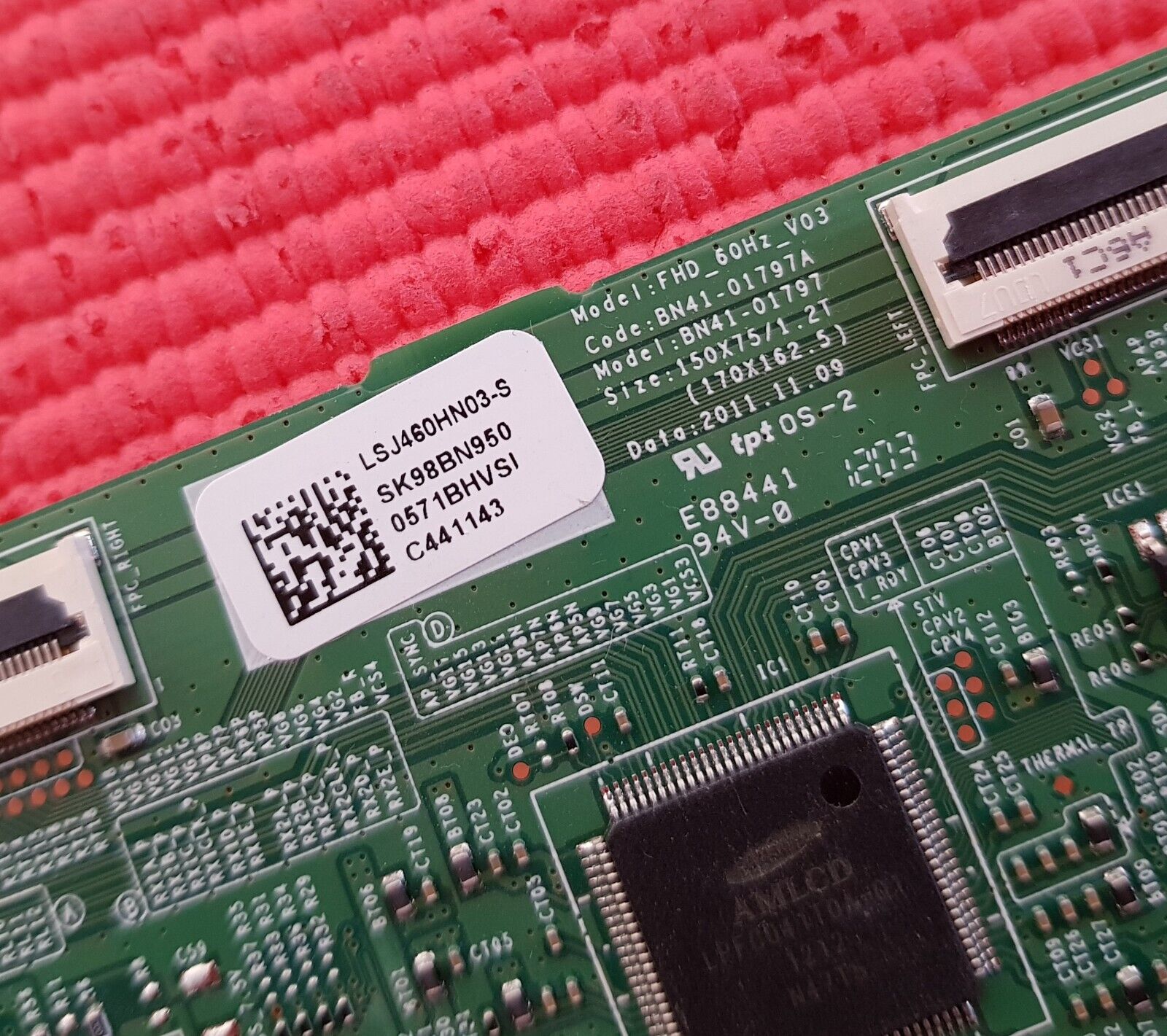TCON BOARD FOR SAMSUNG UE46ES5500 UE46EH5300W TV BN41-01797A BN95-00571B