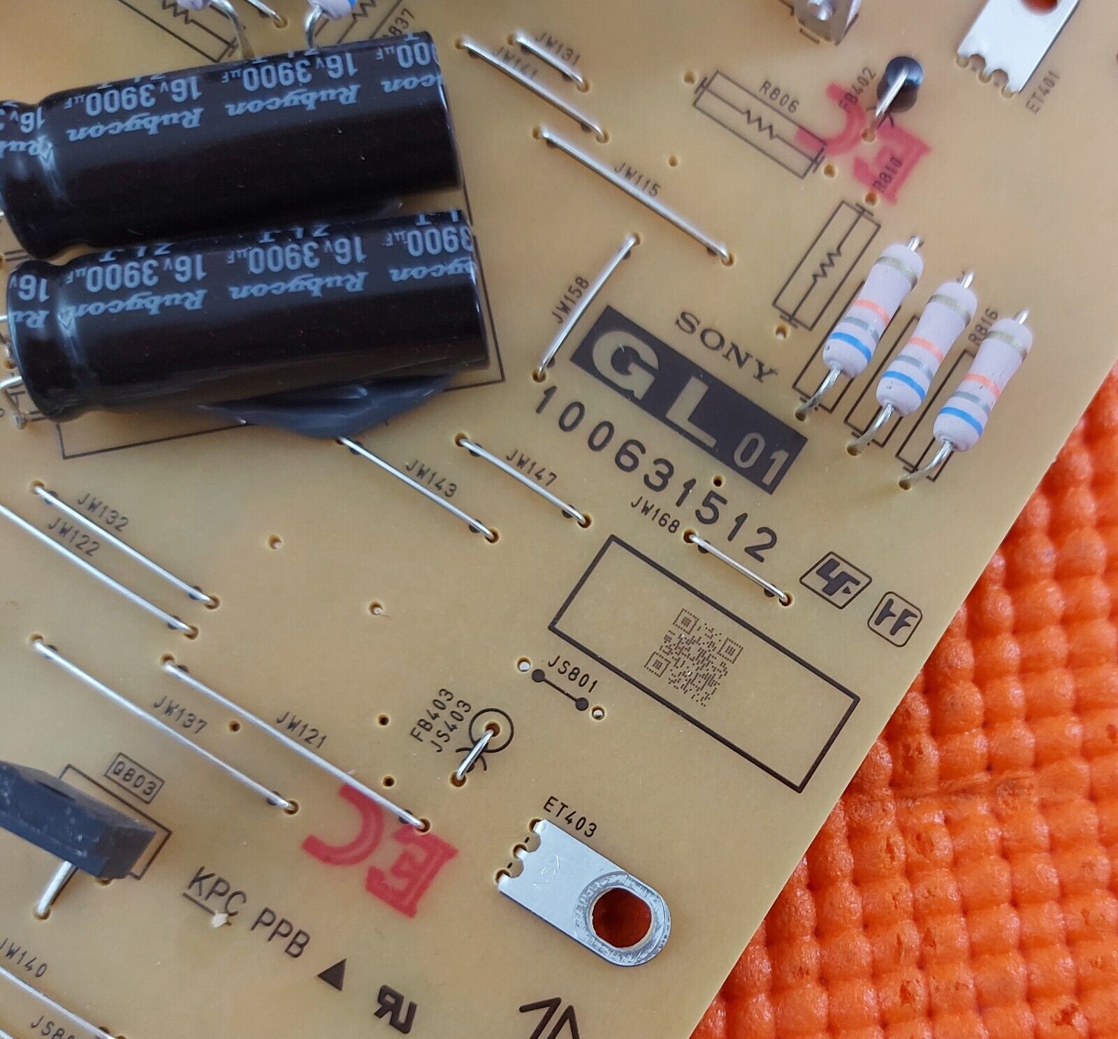 POWER BOARD FOR SONY KD-55XH8096 KE-55XH8196 55" TV 100631512 100442212 APS-434