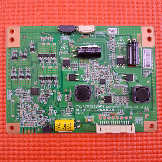 INVERTER BOARD FOR TOSHIBA 47VL963 47" LED TV TYL470TE12A01 V71A000026400