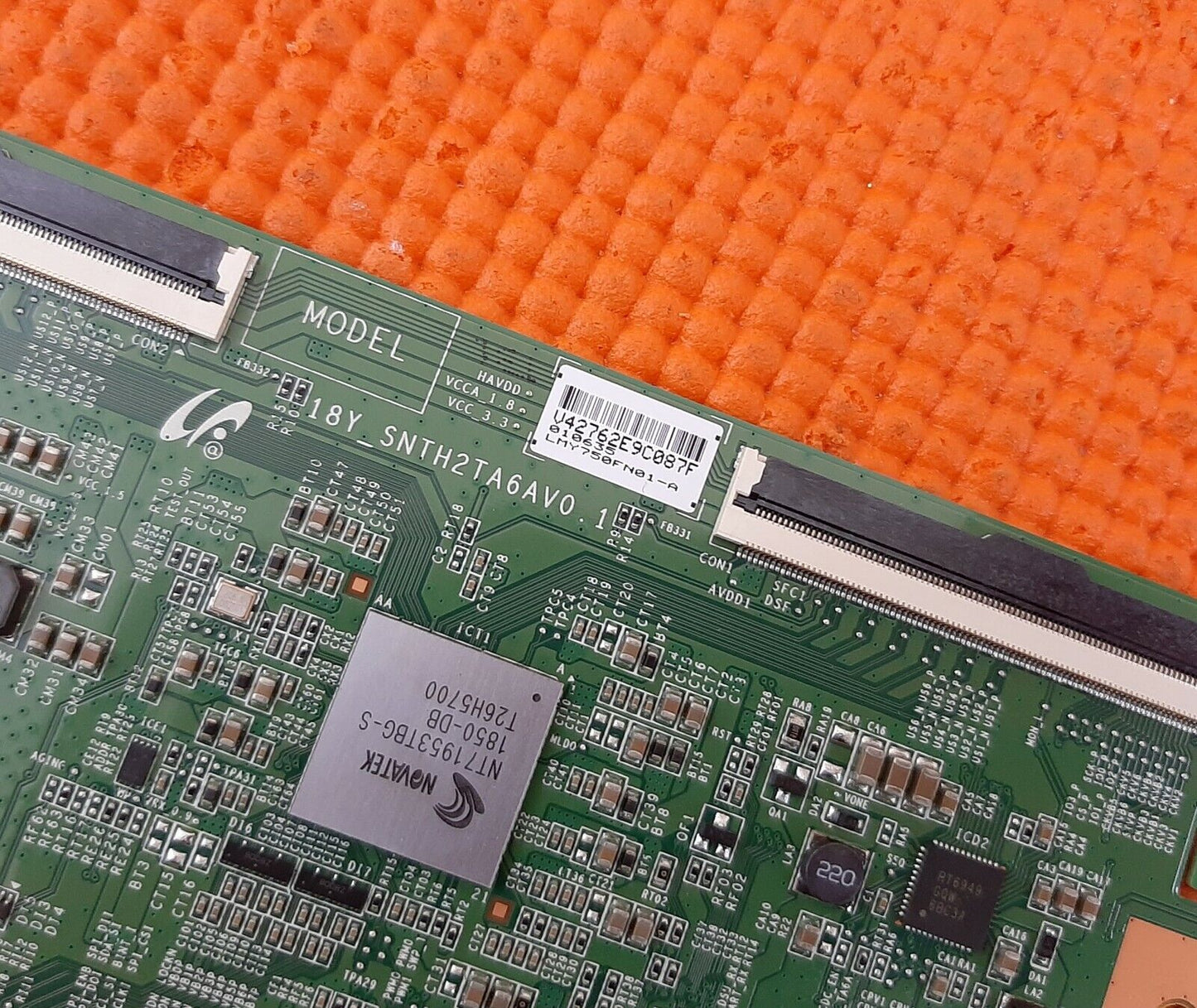 LVDS BOARD FOR SONY KD-75XG8096 75" LED TV LJ94-42762E 18Y_SNTH2TA6AV0.1