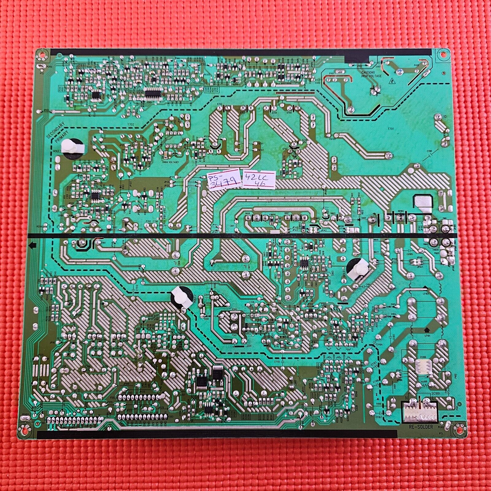 POWER SUPPLY BOARD FOR LG 42LC46-ZC 42" LCD TV LGLP42SLPV2EV3 EAY38640201