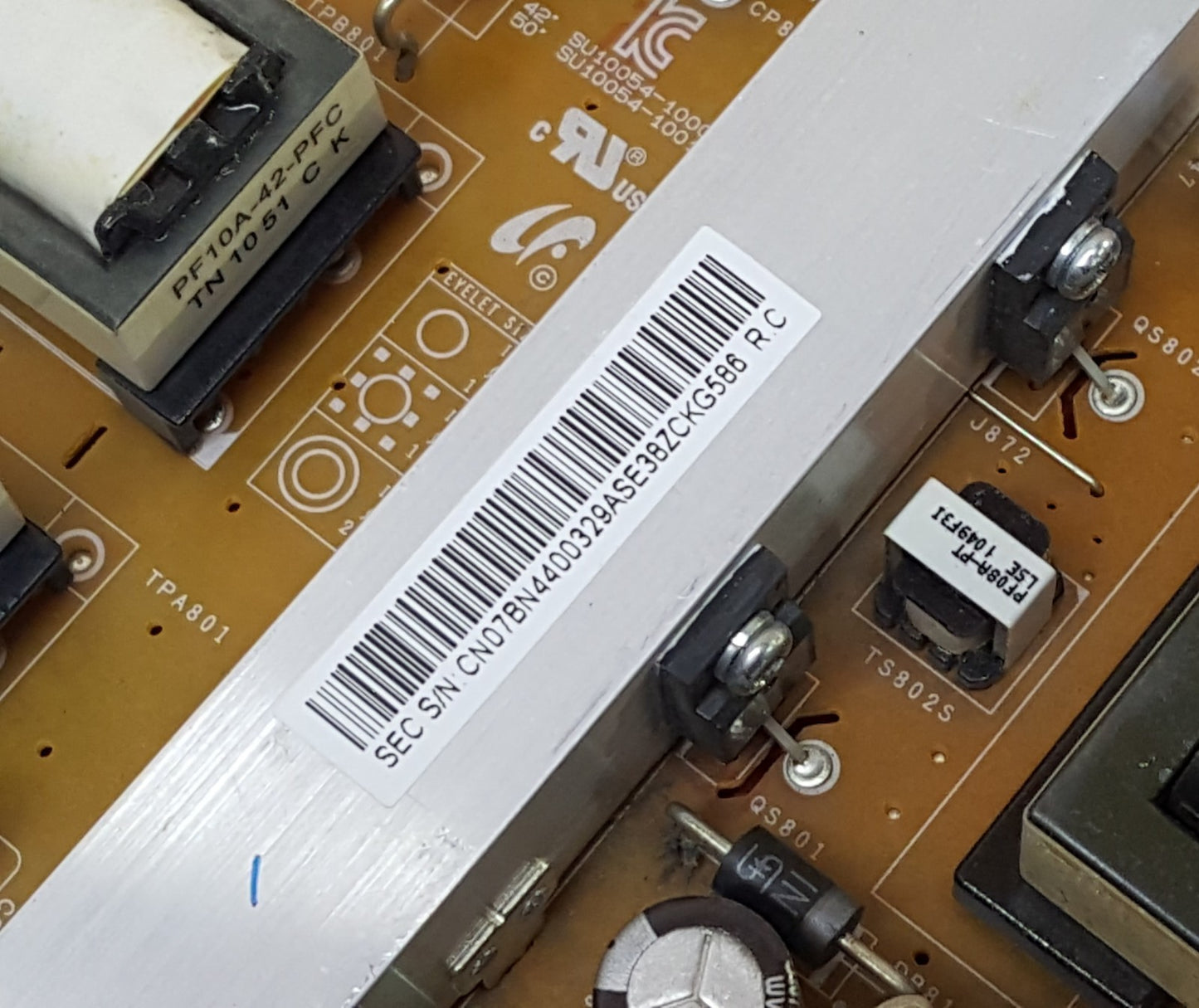 POWER BOARD FOR SAMSUNG PS42C430B1W PS42C450B1W T V PSPF301501A BN44-00329A