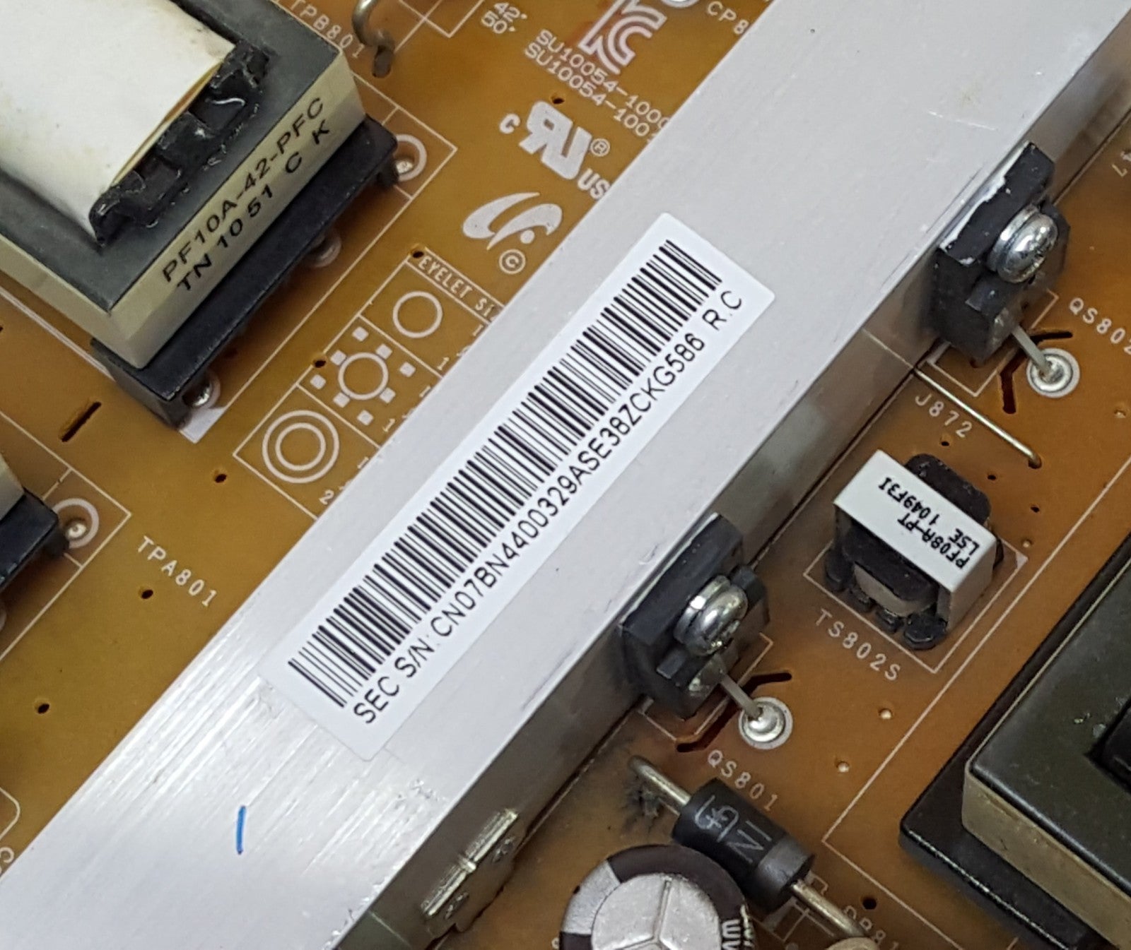 POWER BOARD FOR SAMSUNG PS42C430B1W PS42C450B1W T V PSPF301501A BN44-00329A