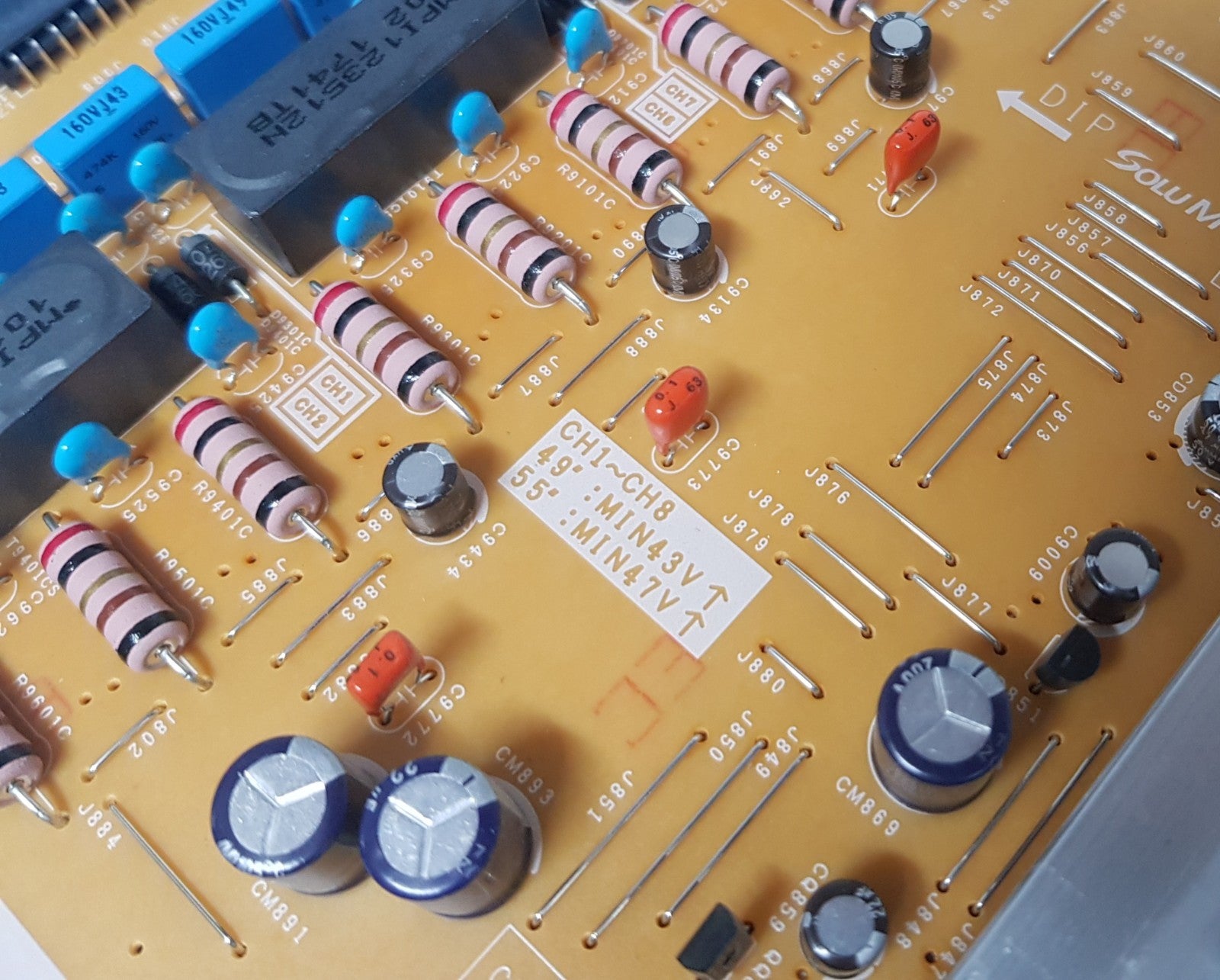 POWER BOARD SAMSUNG QE55Q6FAMT 55" QLED TV L55E8NR MSM PSLF191E09A BN44-00911A