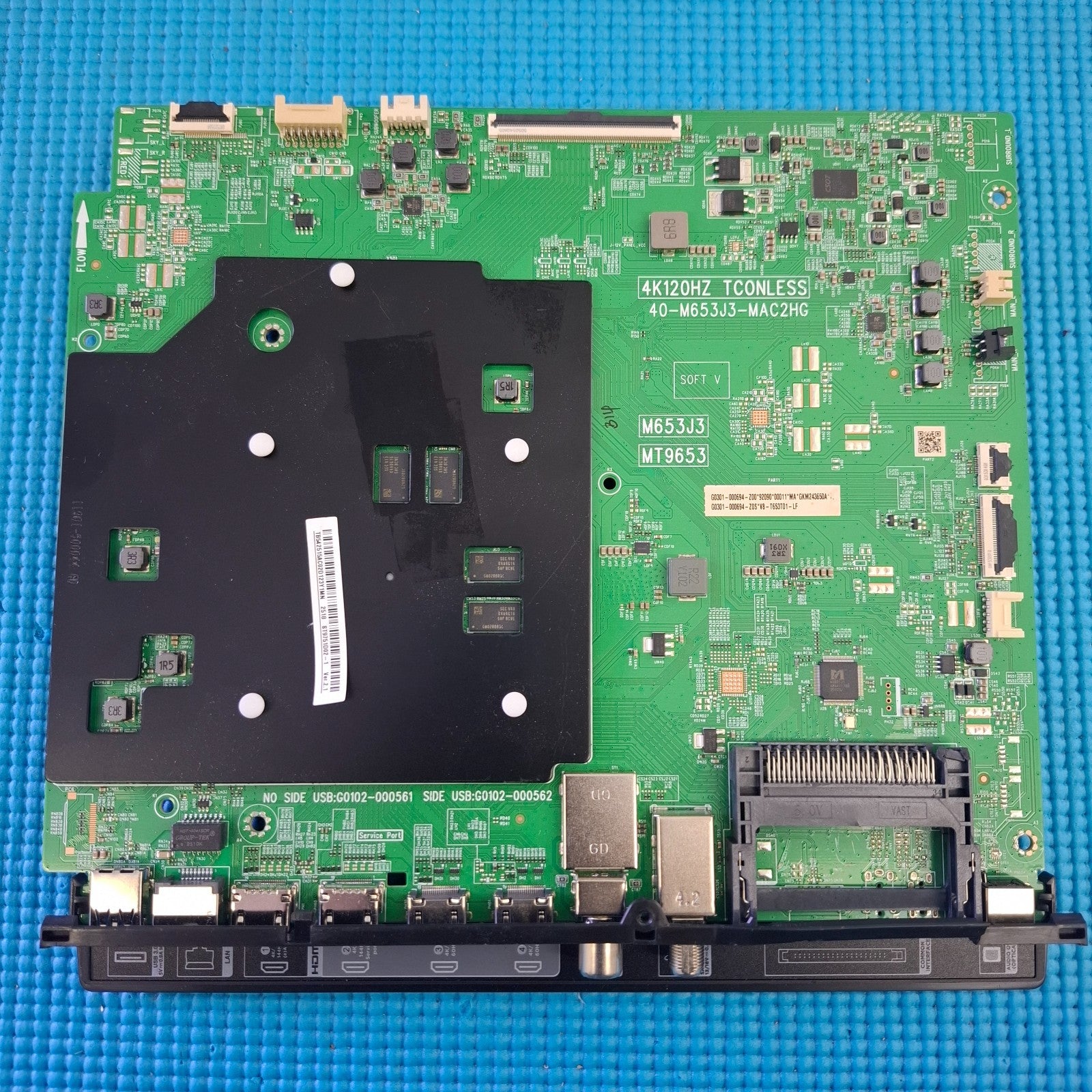 GENUINE MAIN AV BOARD FOR TCL 98P8K-UK 98" TV 40-M653J3-MAC2H SCREEN ST9751D02-1