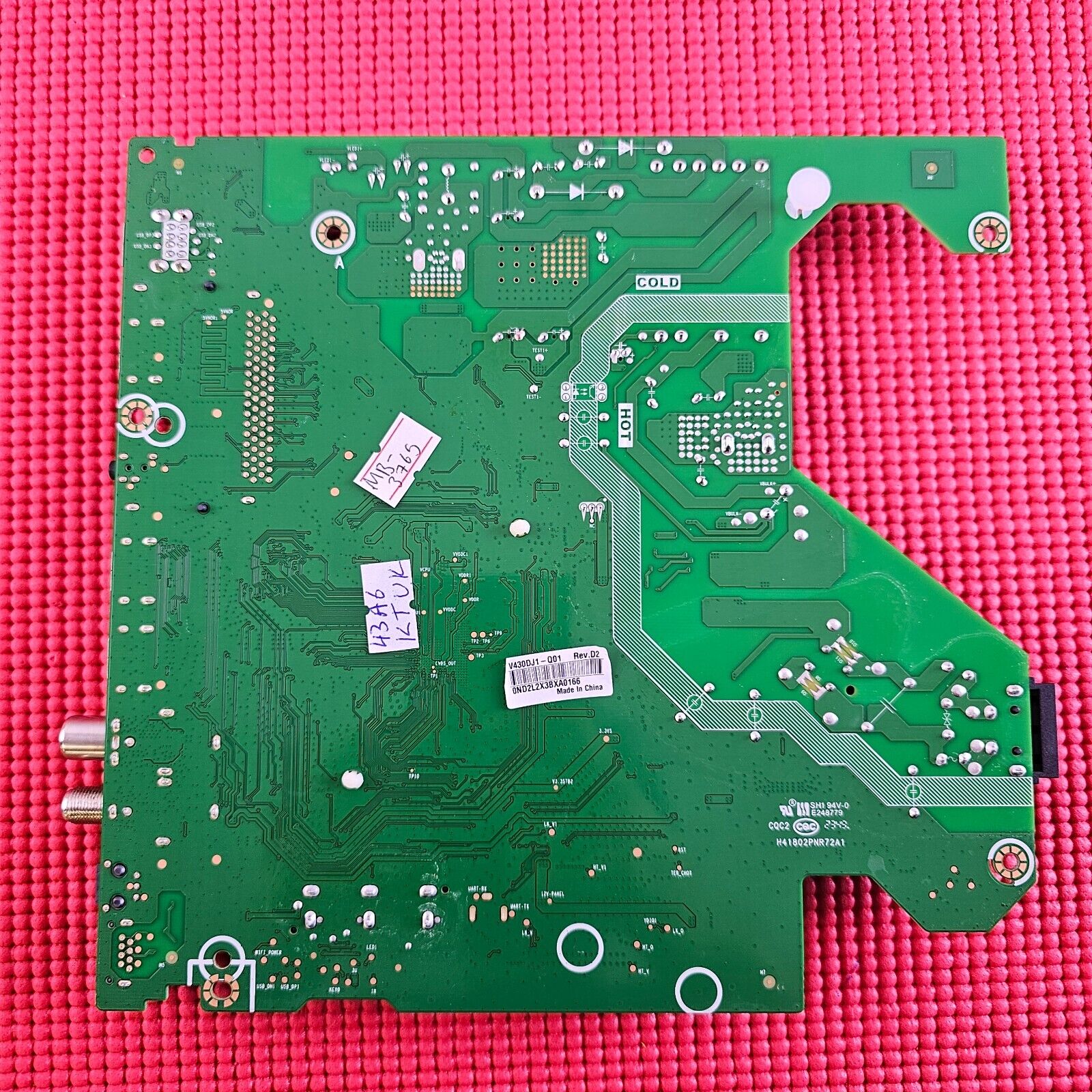 ORIGINAL MAIN BOARD FOR HISENSE 43A6KTUK 43" TV RSAG7.820.12999/ROH 43A53FEVS