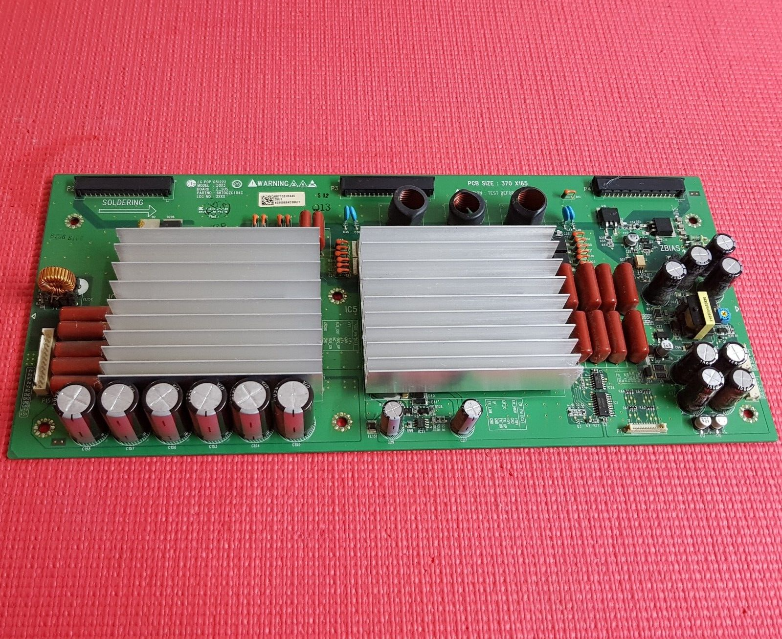 ZSUS BOARD FOR LG 50PC1D 50PX4D 50" PLASMA TV 6870QZC004C 6871QZH044C