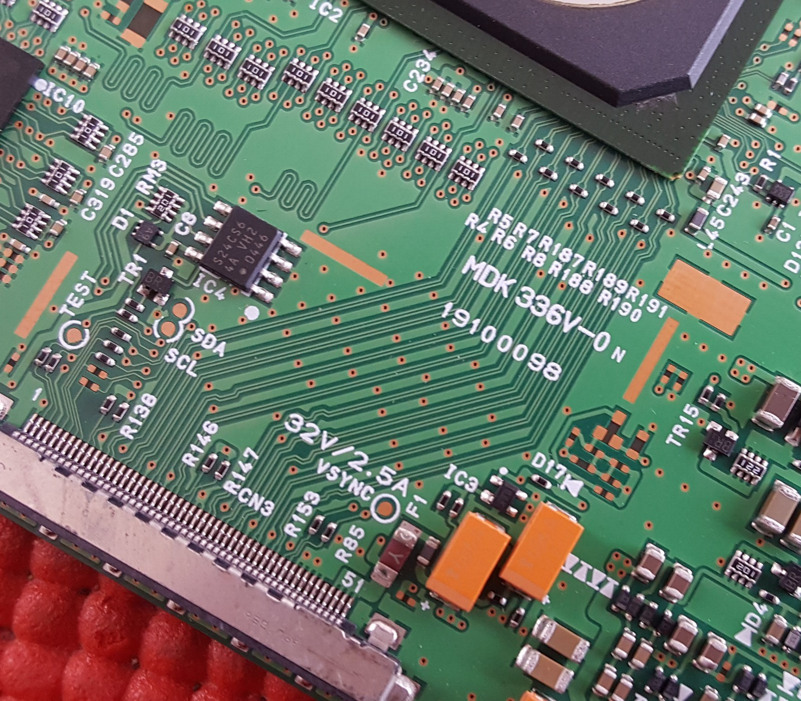 LVDS BOARD FOR PANASONIC TX-37LZD85 TX-37LZD800 TV MDK 336V-0 19100098 JAPAN