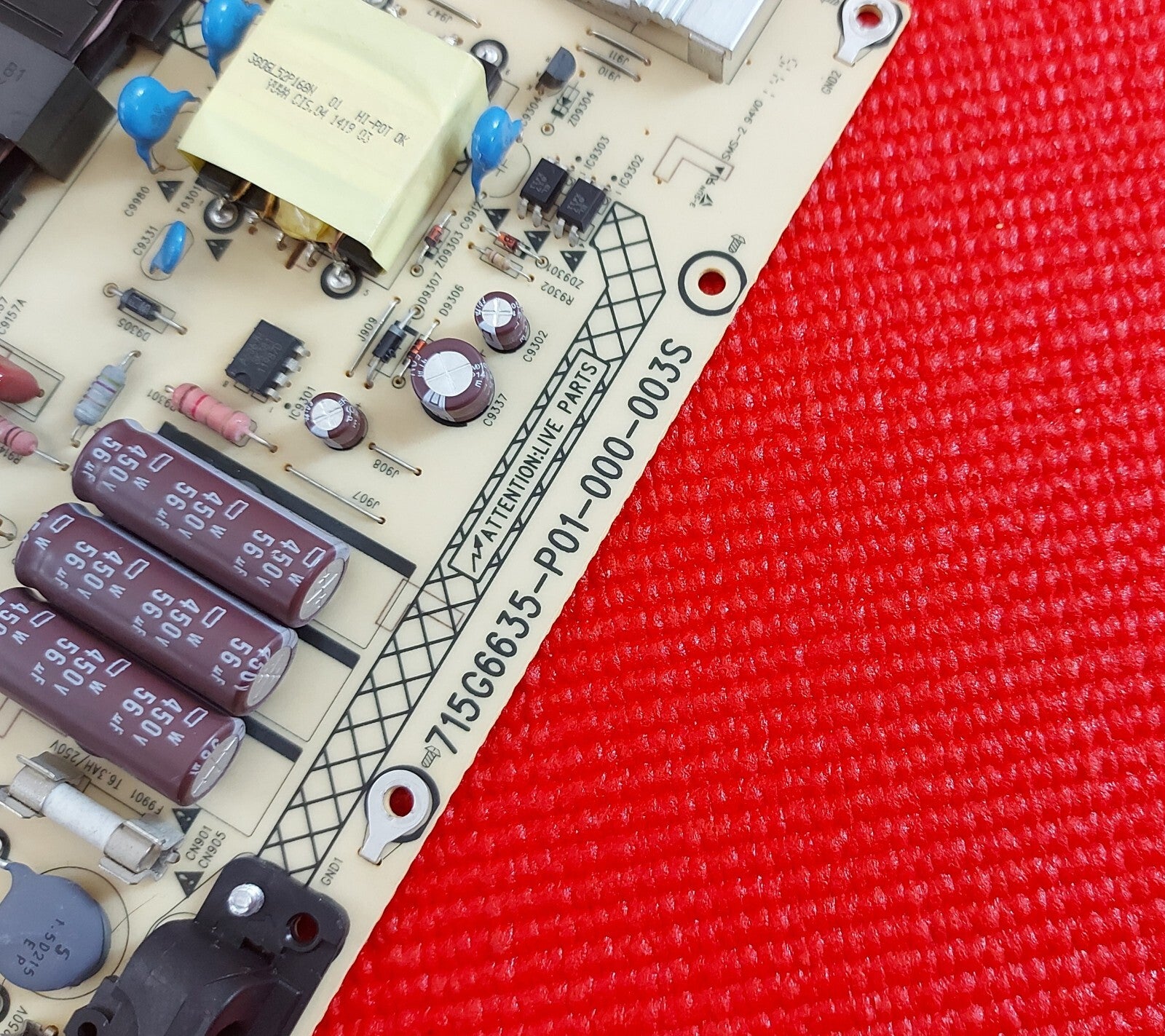 POWER BOARD FOR SHARP LC-50LD266K LC-46LD266K LC-42LD266K LED TV PLTVDY371XAR8