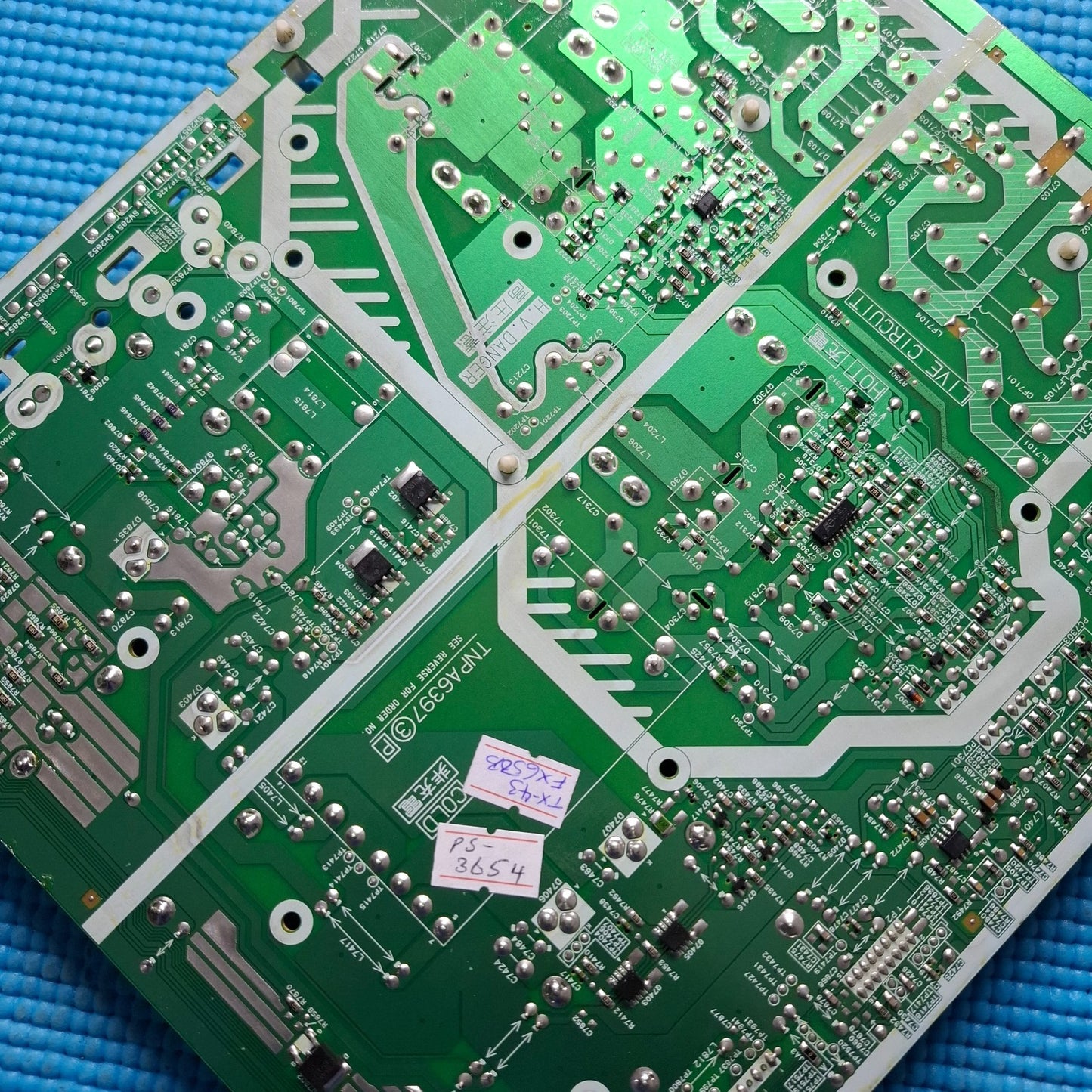POWER SUPPLY BOARD FOR PANASONIC TX-43FX650B 43" TV TZRNP01RPWE TNPA6397 2 P