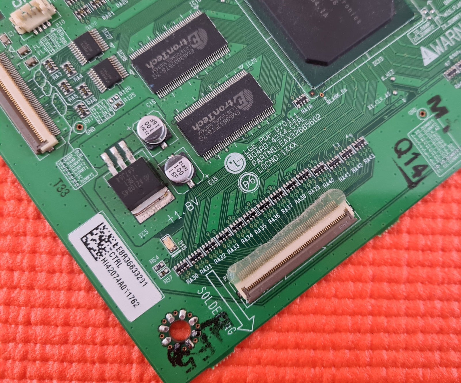 TCON LVDS BOARD FOR LG 42PC56 42PC55 42" TV EAX32685602 EBR36633201