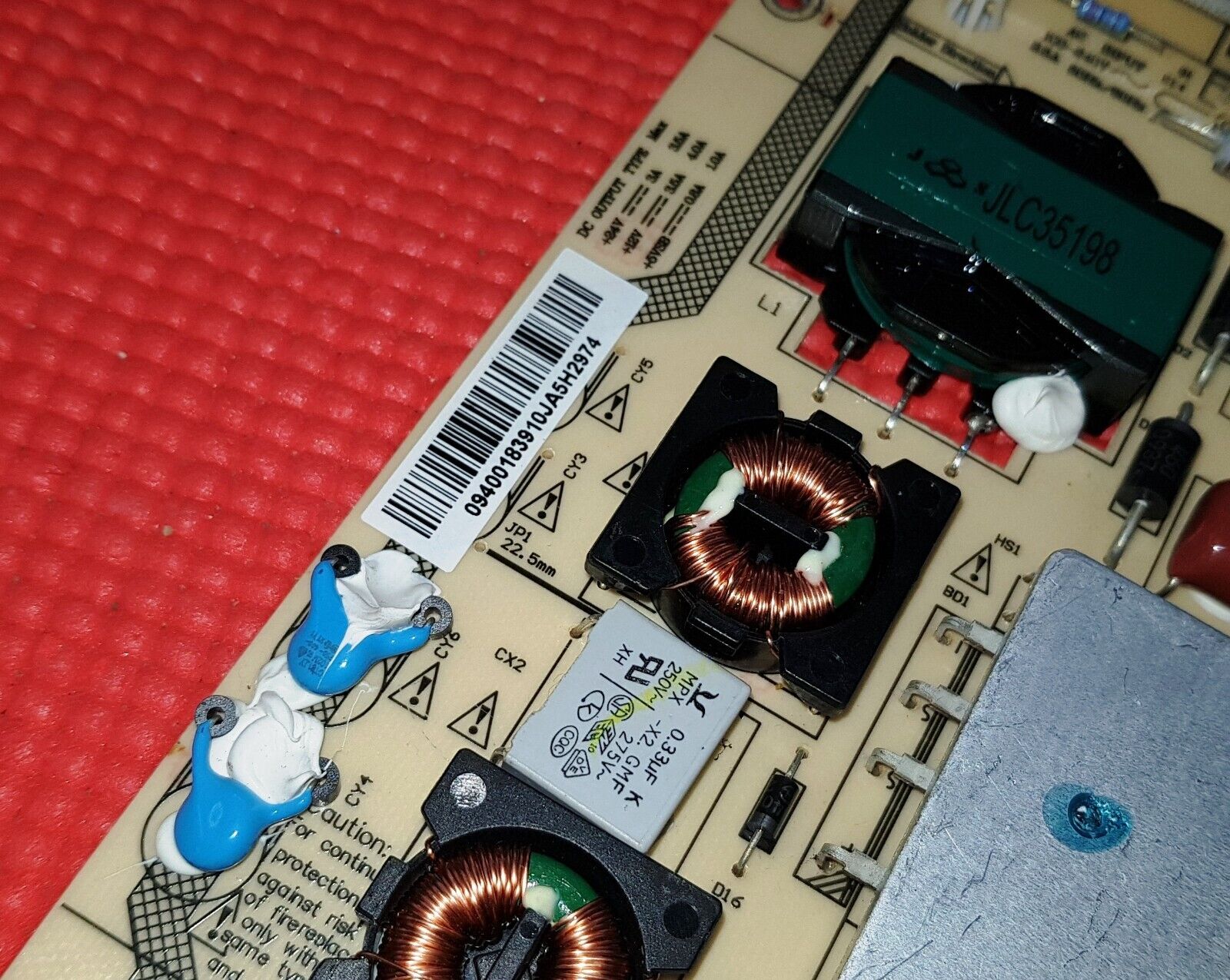 POWER BOARD FOR BUSH LED32T3 32" LED TV JSK3137-050 0094001839 PS137W185.5X213C