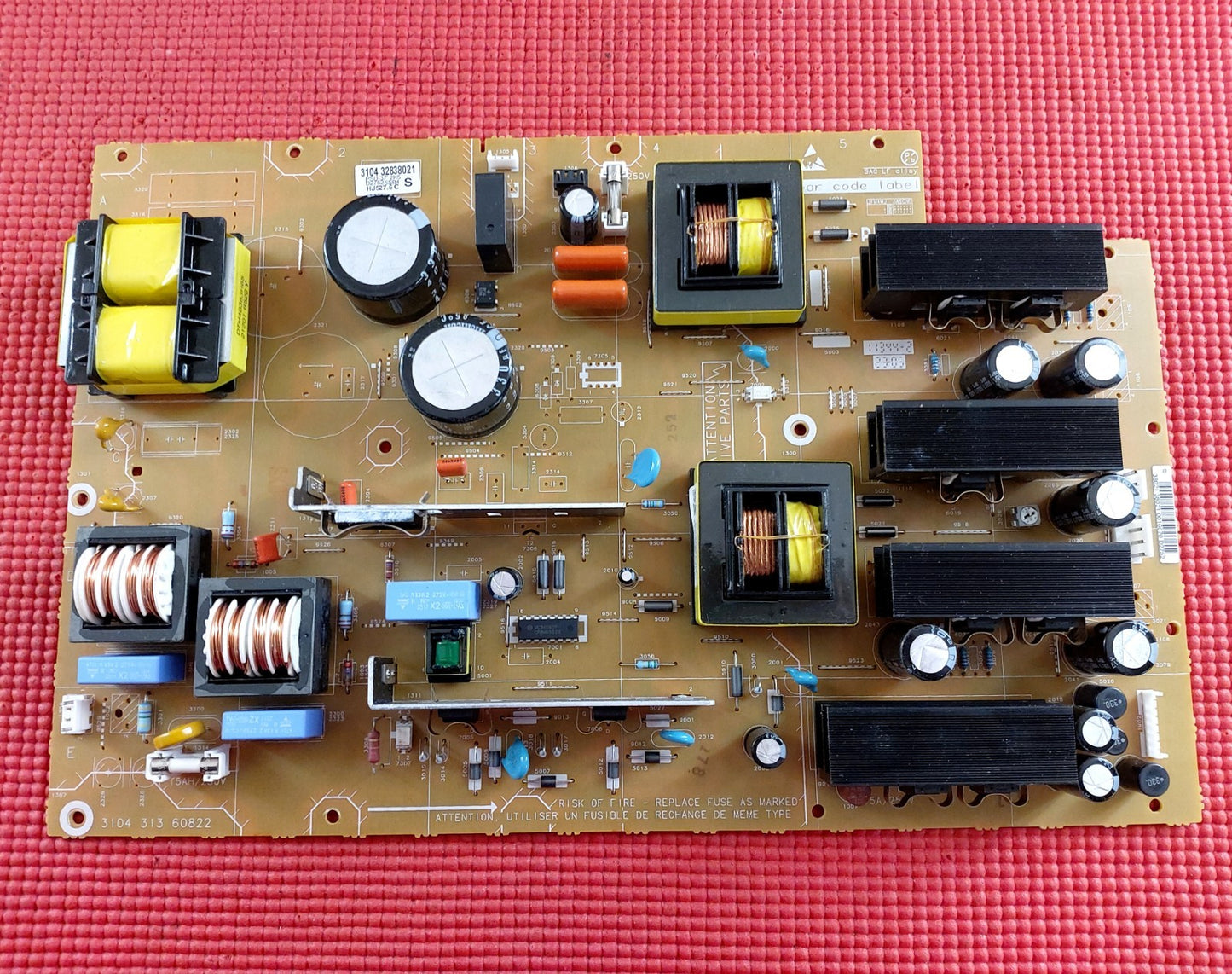 POWER SUPPLY BOARD FOR PHILIPS 37PF5520D 37PF5521D 37" TV 3104 328 38021