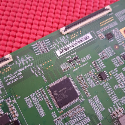 LVDS BOARD FOR LG 75UK6200PLB 75UM7050PLA 75UK6200PLB TV 47-6021199 HV750QUBBN9D