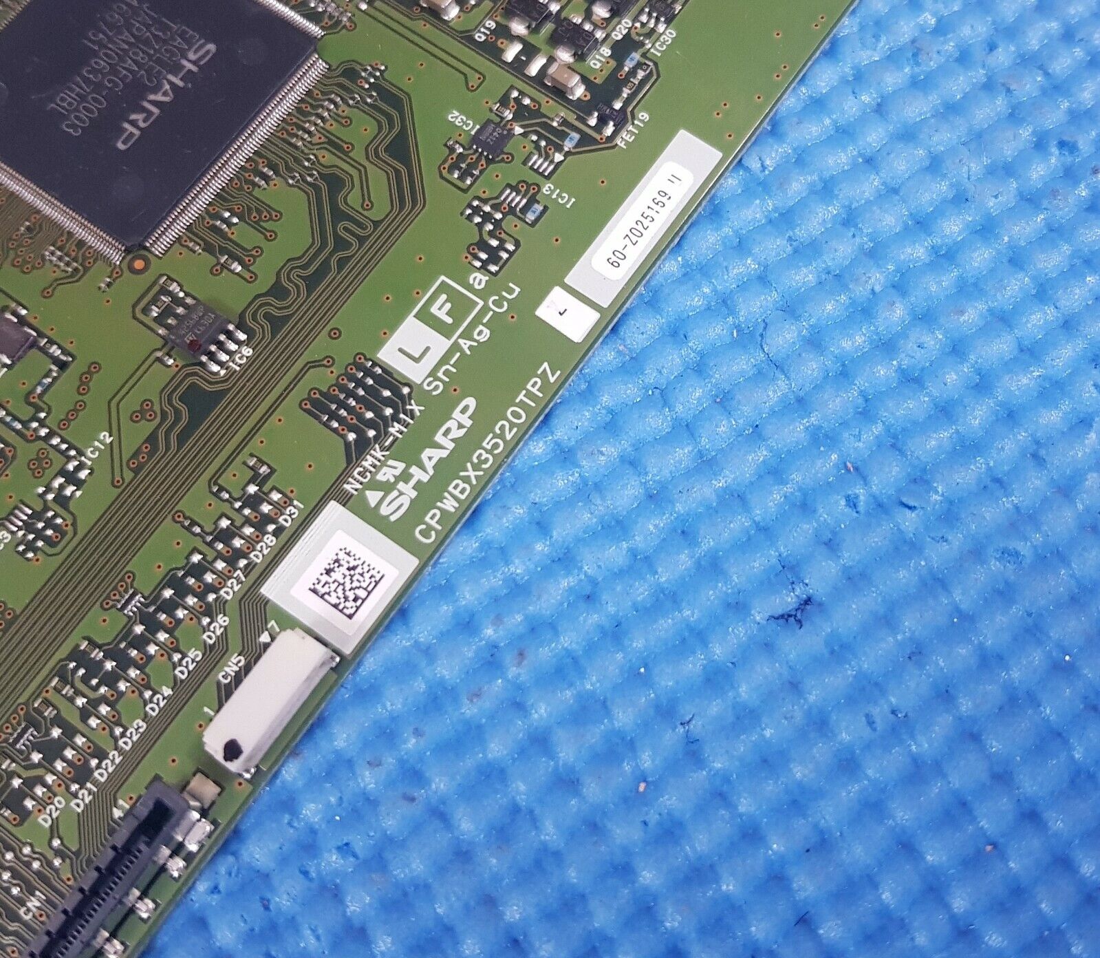 LVDS T-CON BOARD FOR SHARP LC-52XD1E 52" LCD TV CPWBX3520TPZ Z