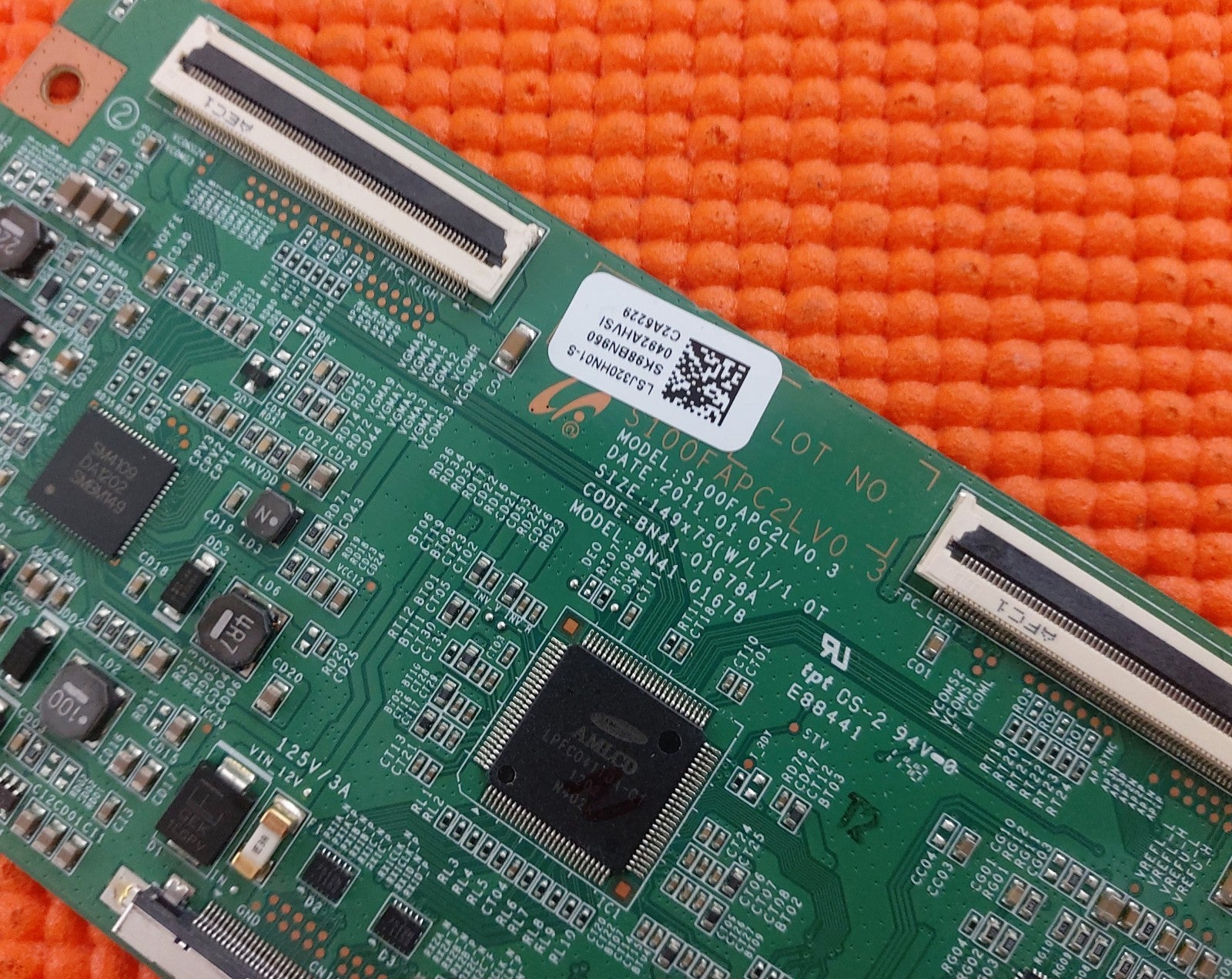 LVDS BOARD FOR SAMSUNG UE32D5520RK 32" TV BN41-01678A BN95-00492A S100FAPC2LV0 3