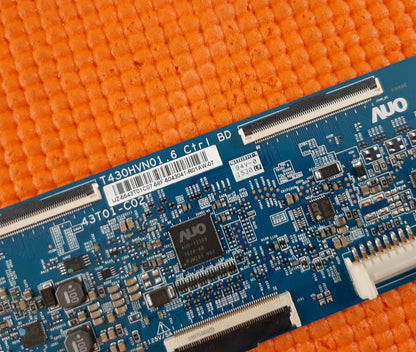 LVDS BOARD FOR SAMSUNG UE43J5500AK UE43J5600AK 43" LED TV 43T01-C02 5543T01C07